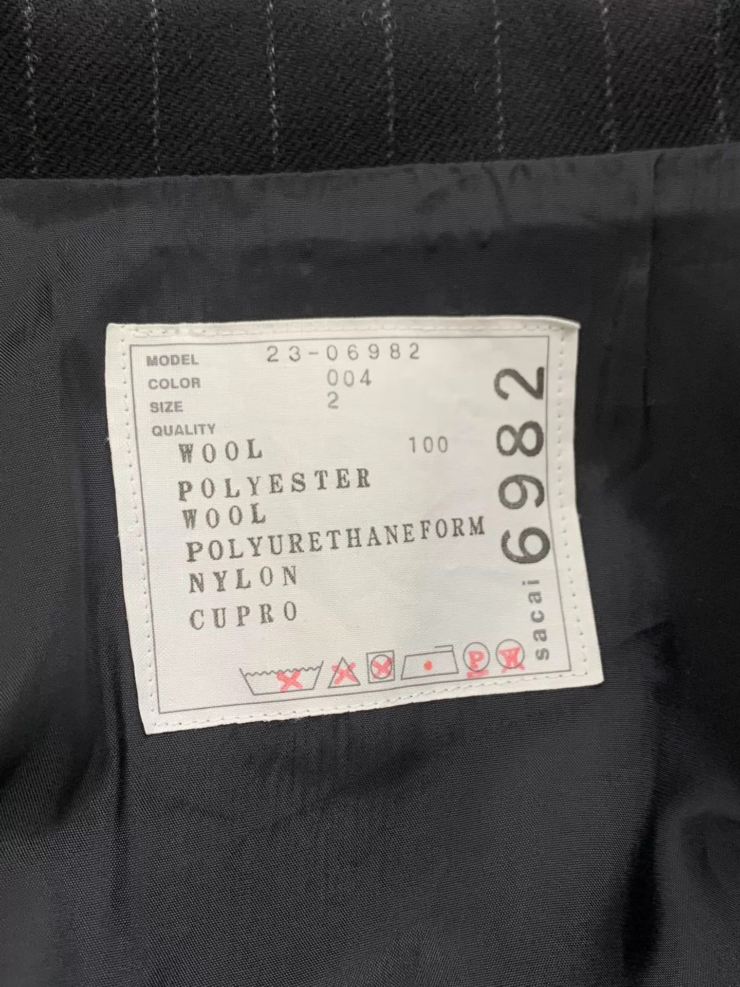 Sacai Sacai Paneled Blazer Size 2 New Size XS / US 0-2 / IT 36-38 - 4 Thumbnail