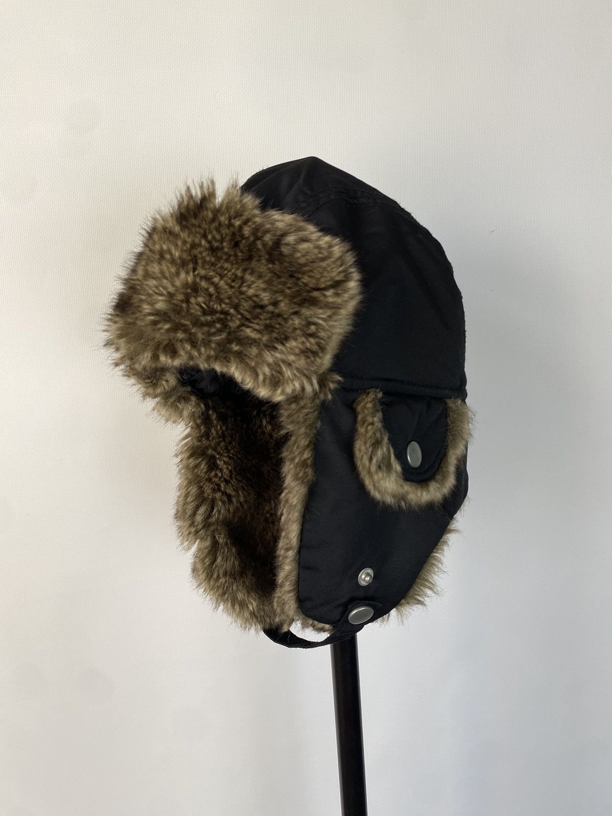Japanese Brand × Vintage Y2K Vintage Avant Garde Hat Ushanka Fur Streetwear Style Alt Size ONE SIZE - 1 Thumbnail