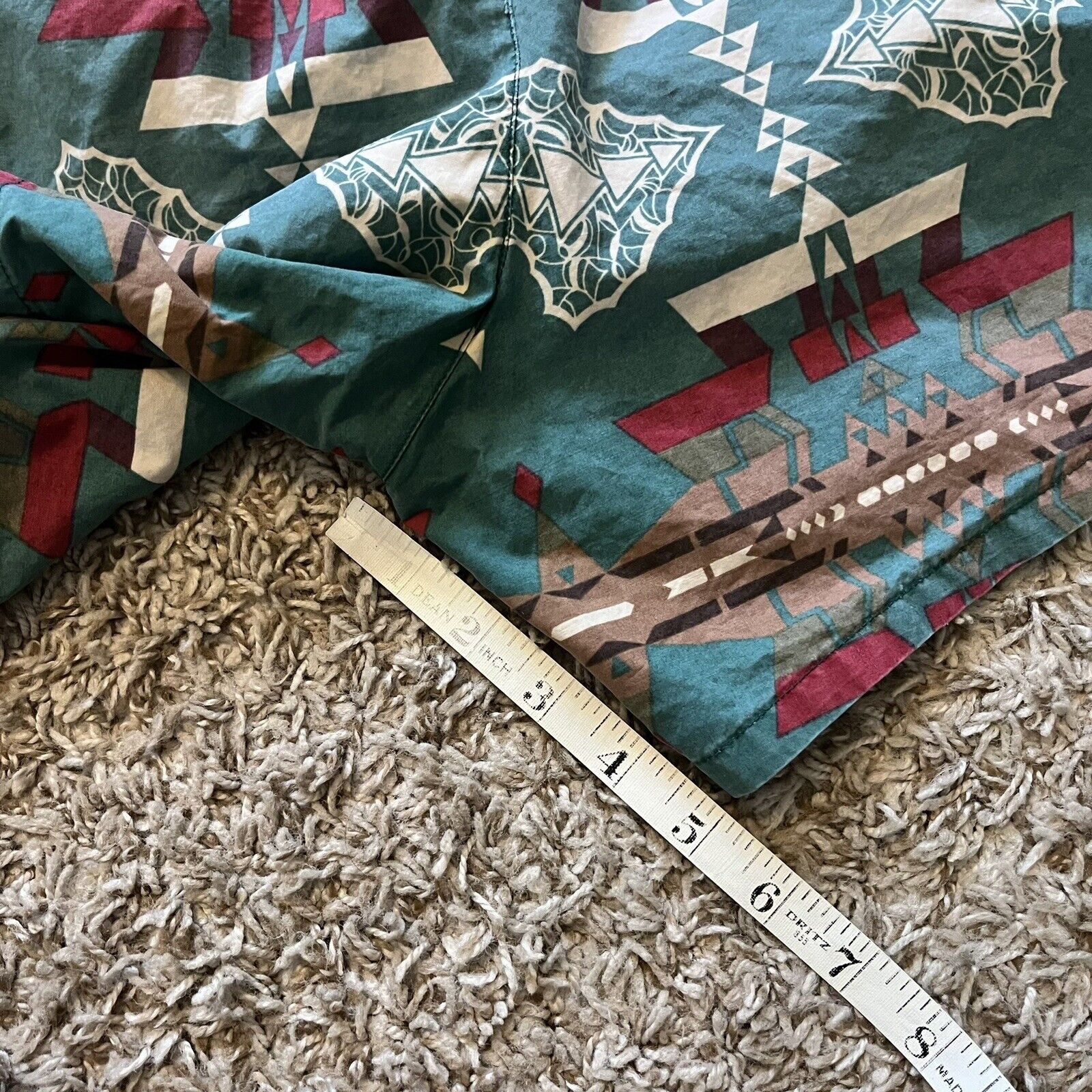 Polo Ralph Lauren × Vintage 90s Polo Sport Aztec Navajo Swim Trunks Board Shorts 5” L Size US 34 / EU 50 - 7 Thumbnail