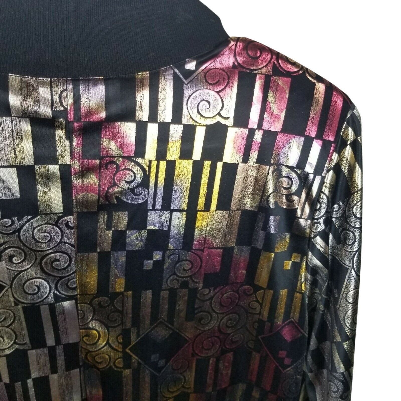 Vintage Vintage Judy Bond Metallic Top Mock Neck Sz M Holiday Party Size M / US 6-8 / IT 42-44 - 8 Thumbnail