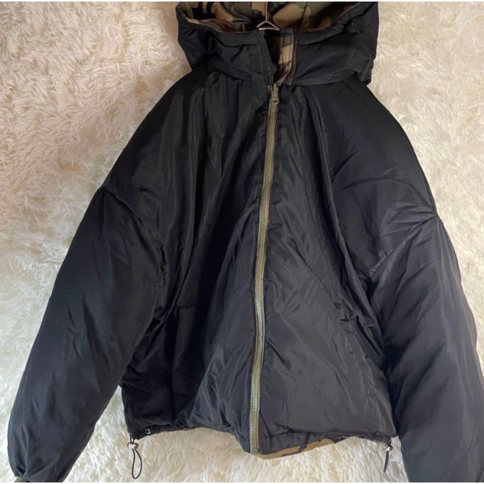 Vintage jouetie Down Jacket M Nylon KHK Camouflage Khaki Size M / US 6-8 / IT 42-44 - 6 Thumbnail