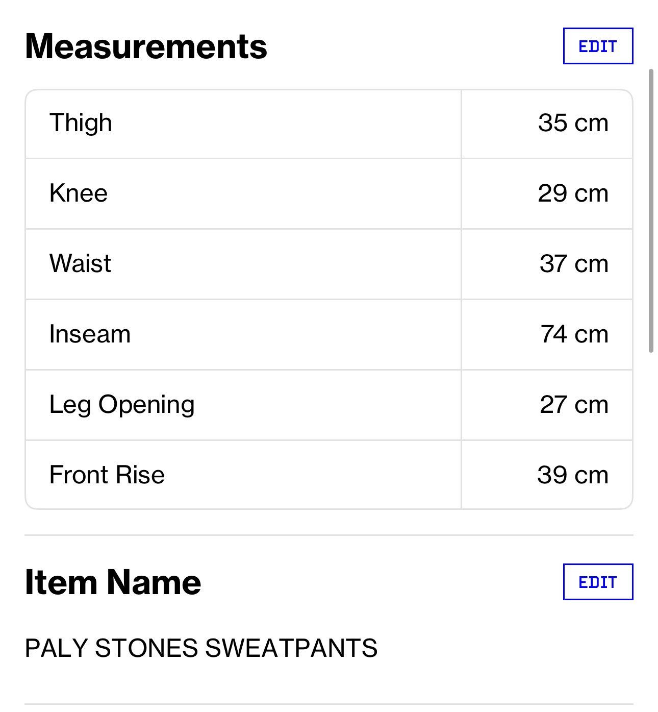 Paly Hollywood STONES NO EXPECTATIONS ZIP HOODIE AND SWEATPANTS Size US L / EU 52-54 / 3 - 17 Thumbnail