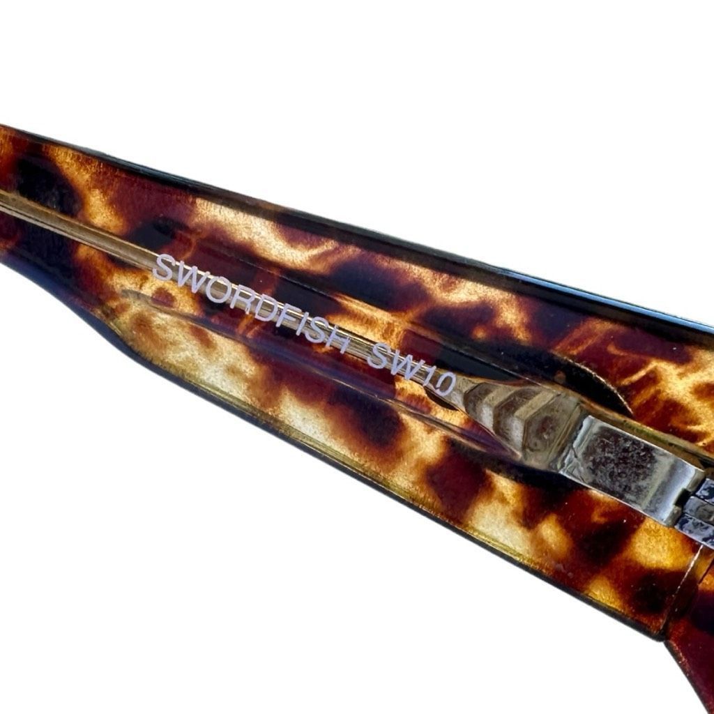 Costa Del Mar COSTA DEL MAR Sunglasses SW10 Swordfish Tortoise Brown Blue Mirrored Lenses Made In Mauritius Retired Model RARE Size ONE SIZE - 4 Thumbnail