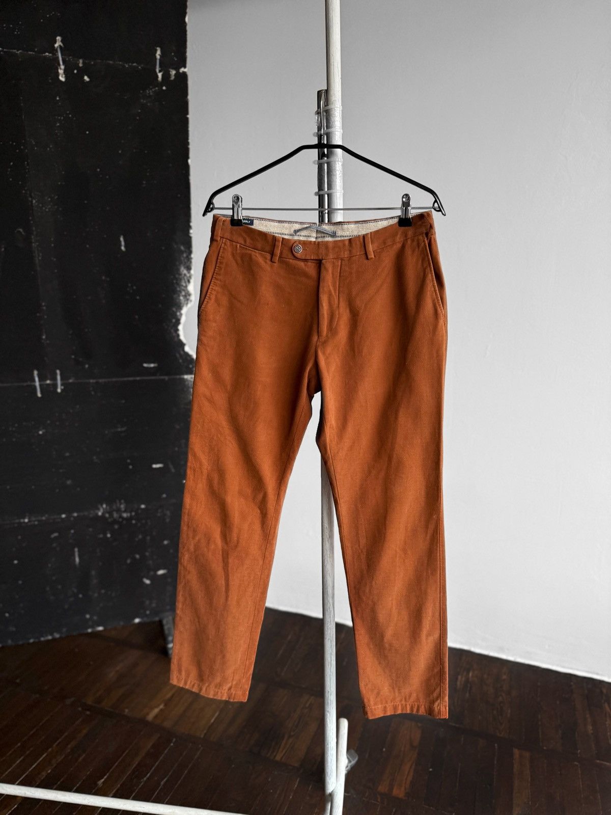 Luxury × Streetwear × Suitsupply Suitsupply Men Premium Brown Trouser ...