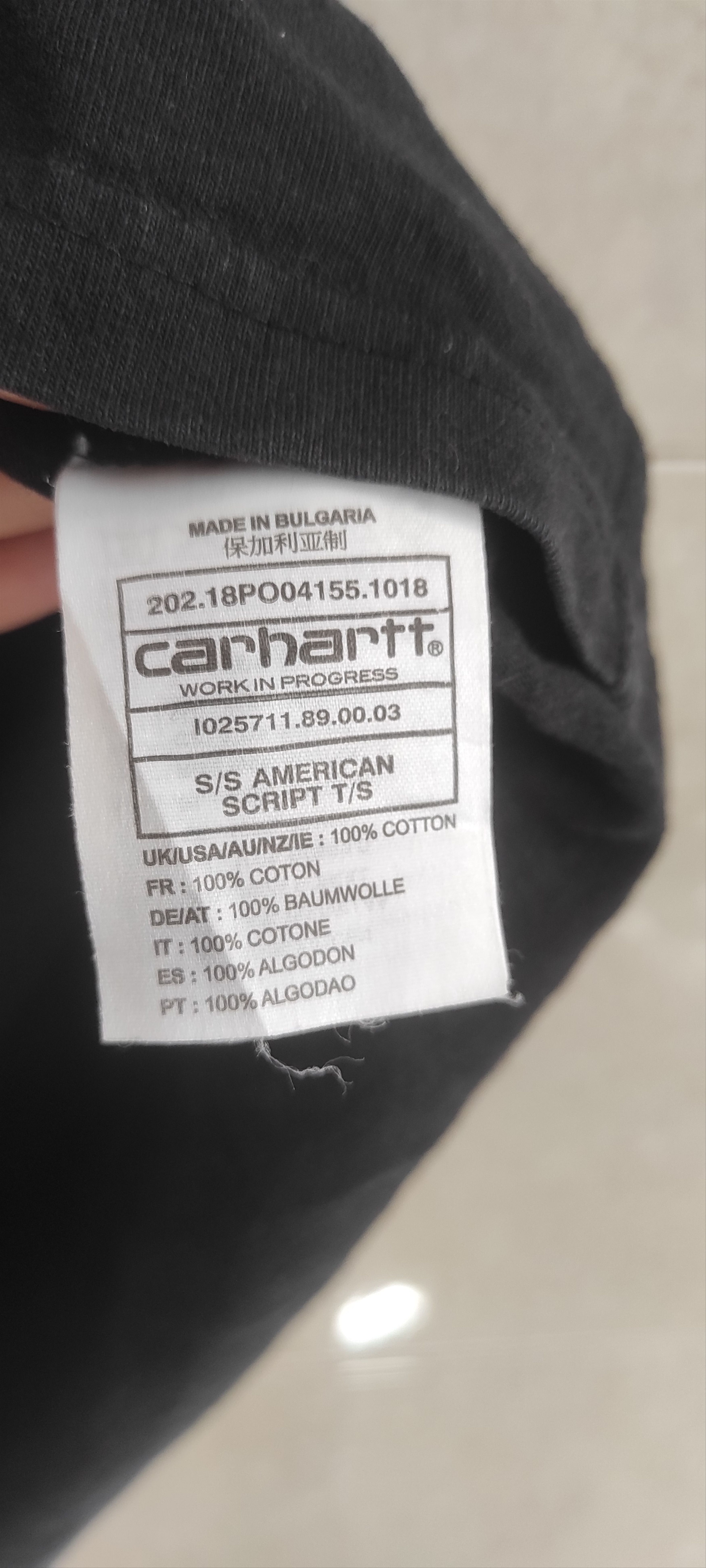 Carhartt Lot 2 tee Carhartt WIP American Script Short Sleeve TShirts Size US L / EU 52-54 / 3 - 15 Thumbnail