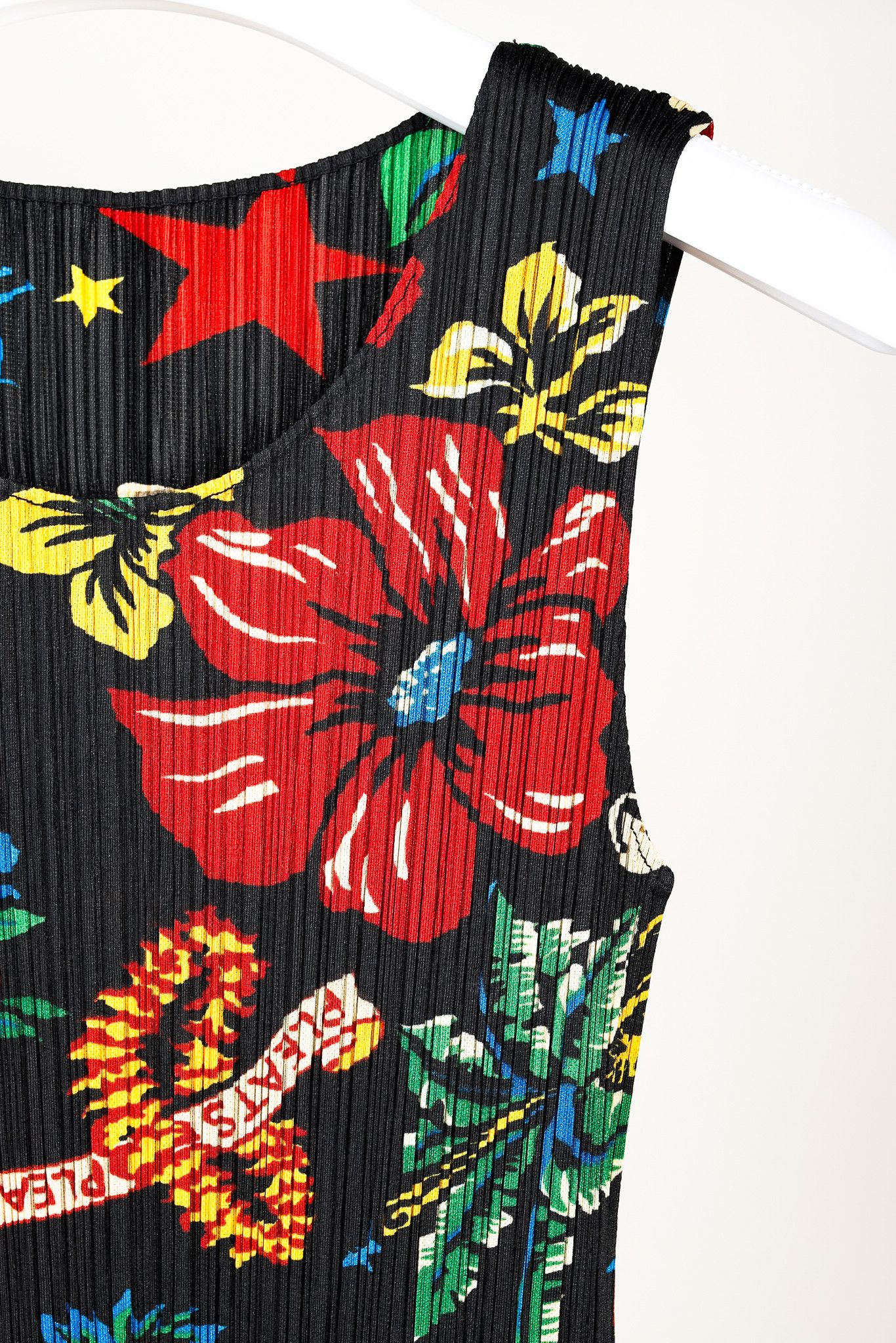 Pleats Please Issey Miyake Pleats Please Issey Miyake Hawaii Fringe Sleeveless Dress Size XL / US 12-14 / IT 48-50 - 4 Thumbnail