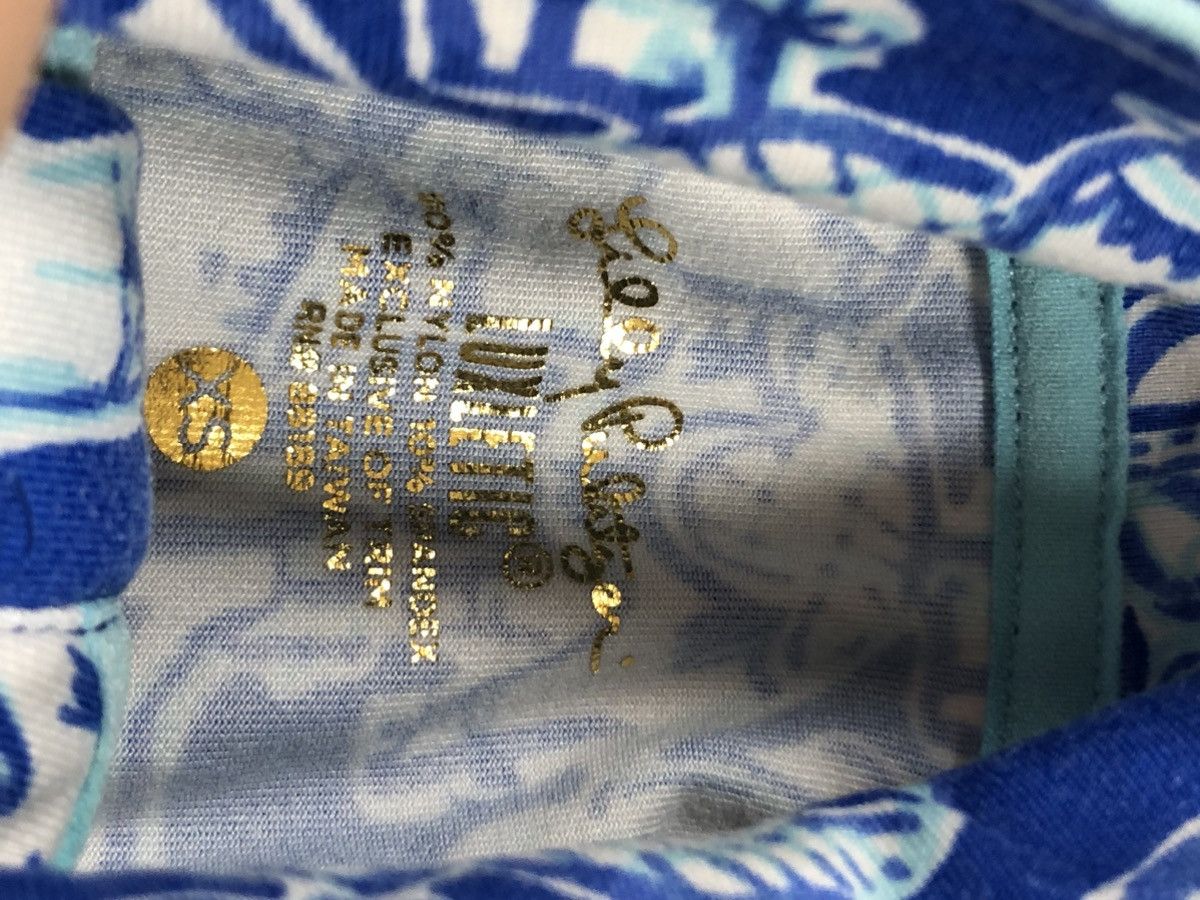 Lilly Pulitzer Lilly Pulitzer Jacket Elephant Print Luxletic Athletic Zip Size XS / US 0-2 / IT 36-38 - 7 Thumbnail