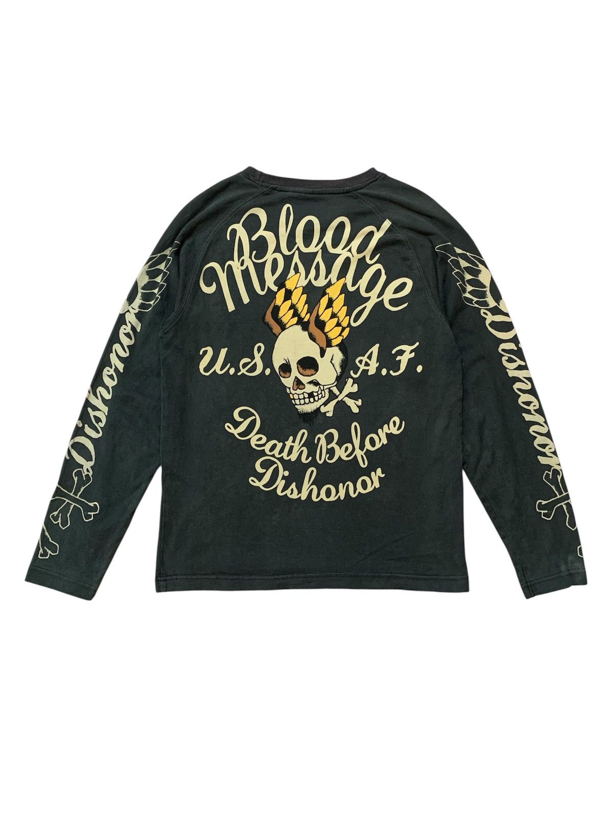 Japanese Brand Tattoo Japanese Brand Blood Message Rockabilly Size US S / EU 44-46 / 1 - 1 Thumbnail