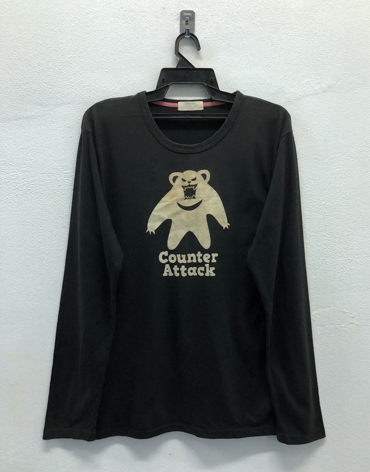 Vintage Vintage Back Number Counter Attack Long Sleeve Shirt Size US XL / EU 56 / 4 - 1 Thumbnail