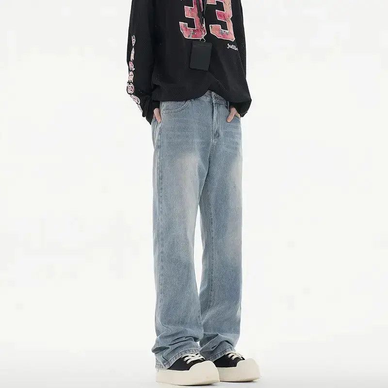 Japanese Brand Retro loose casual micro flared jeans Size US 32 / EU 48 - 2 Thumbnail