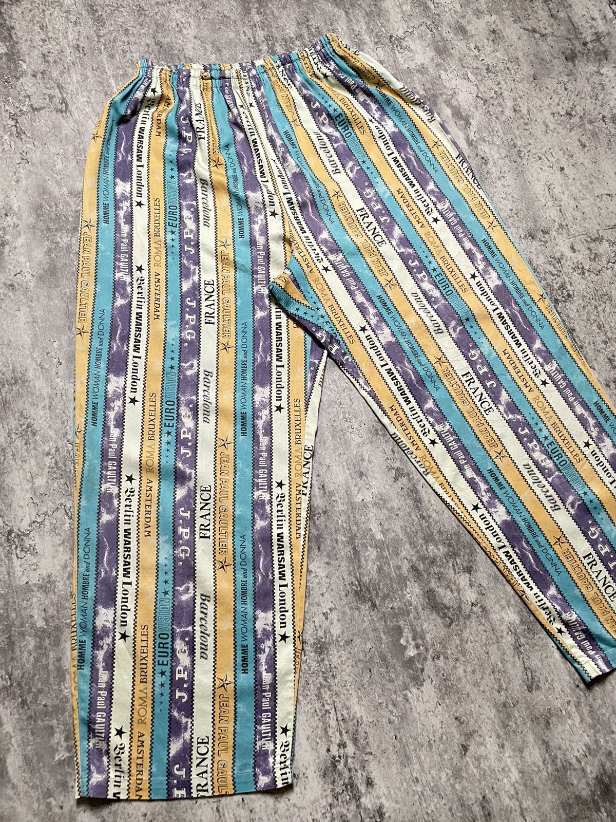 Jean Paul Gaultier Vintage Jean Paul Gaultier “EURO VISION” Printed Size US 33 - 1 Thumbnail