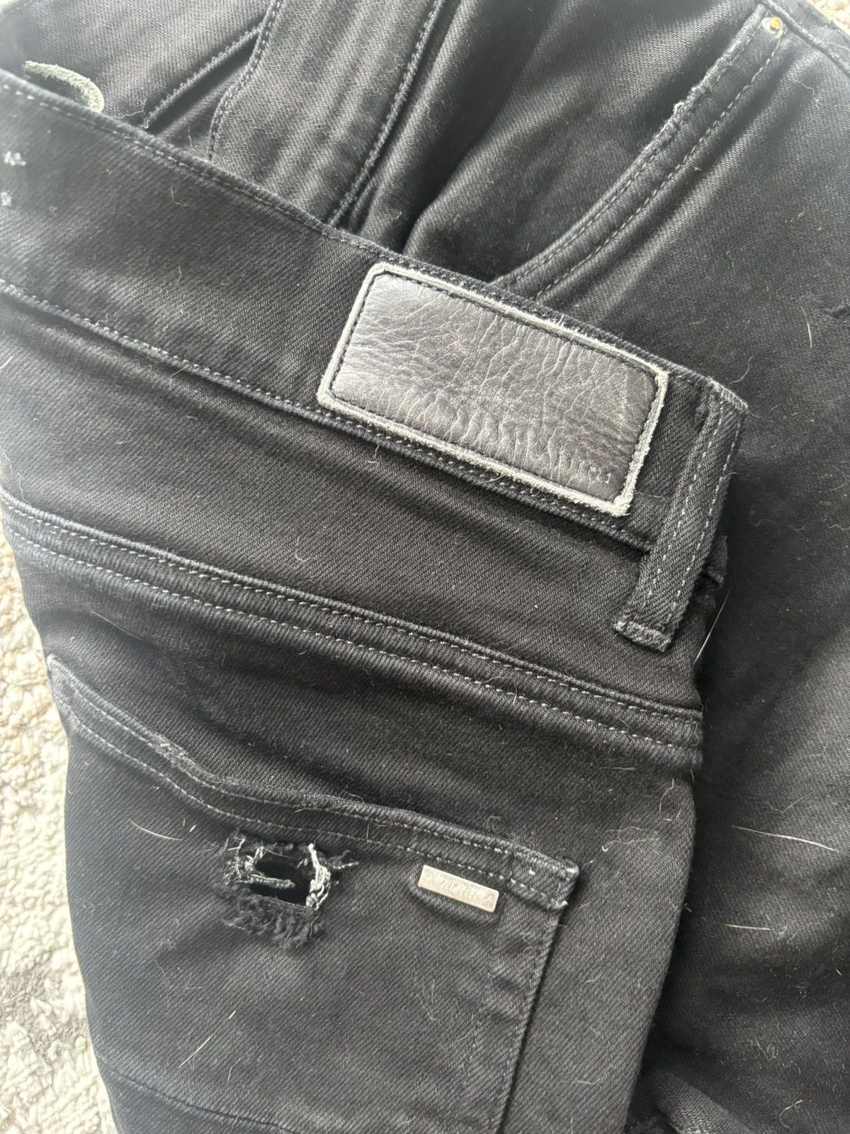Amiri Amiri MX1 Black On Black Patch Size US 32 / EU 48 - 4 Thumbnail