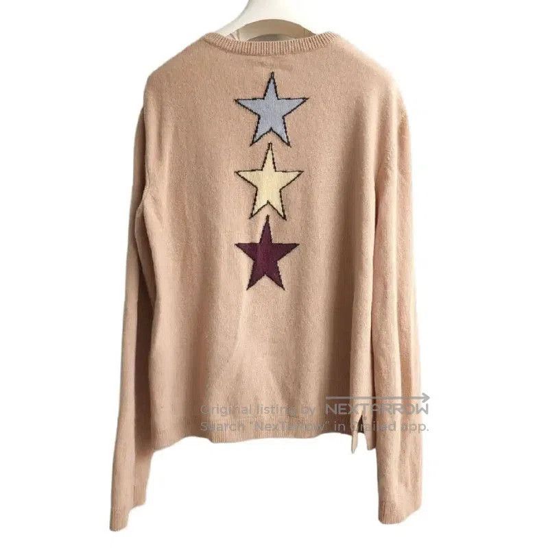 Valentino Valentino Women's Khaki Wool Printed Sweater . Size M / US 6-8 / IT 42-44 - 2 Thumbnail