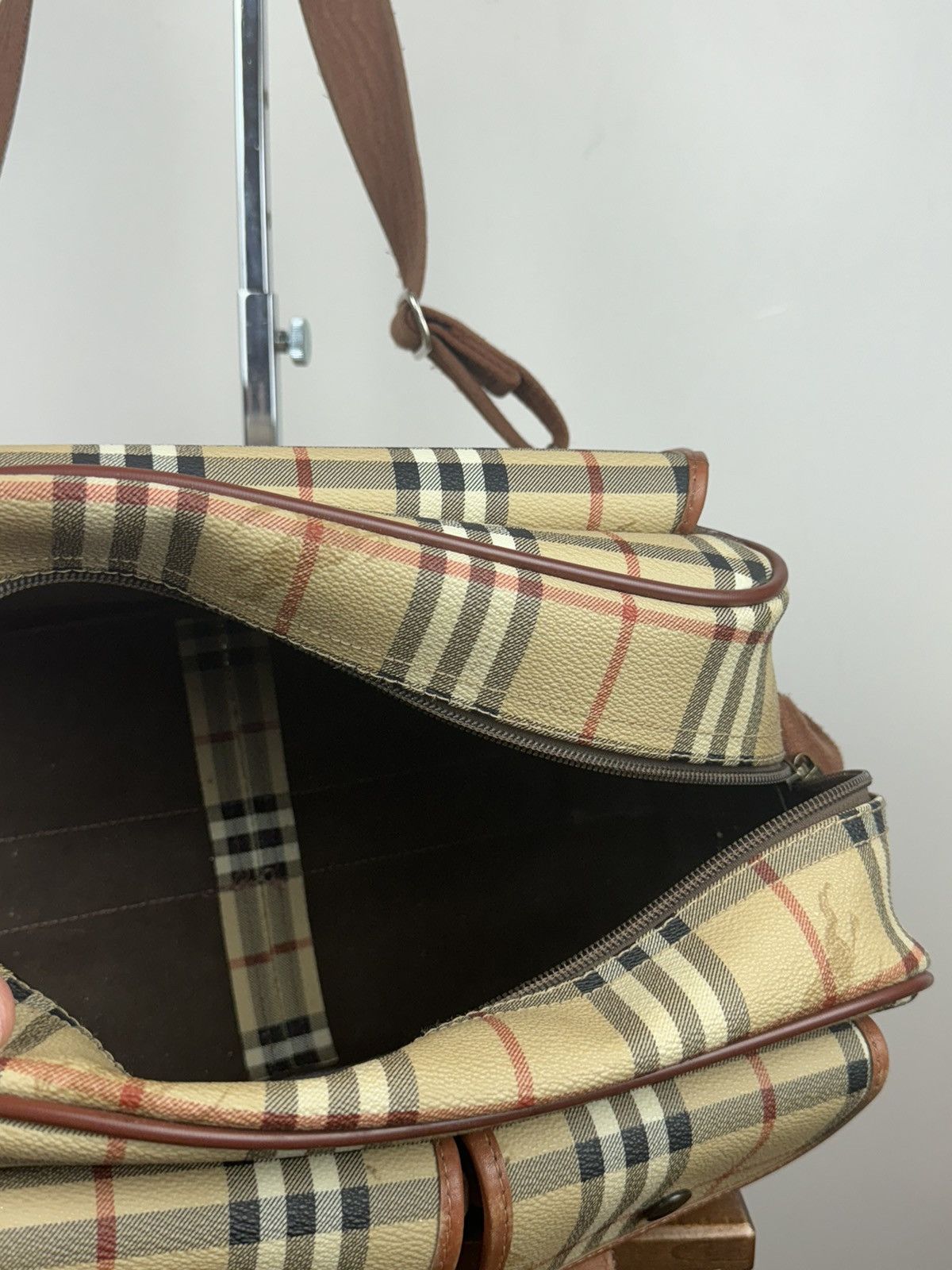 Burberry Vintage leather bag Burberry Nova Check original item Size ONE SIZE - 5 Thumbnail