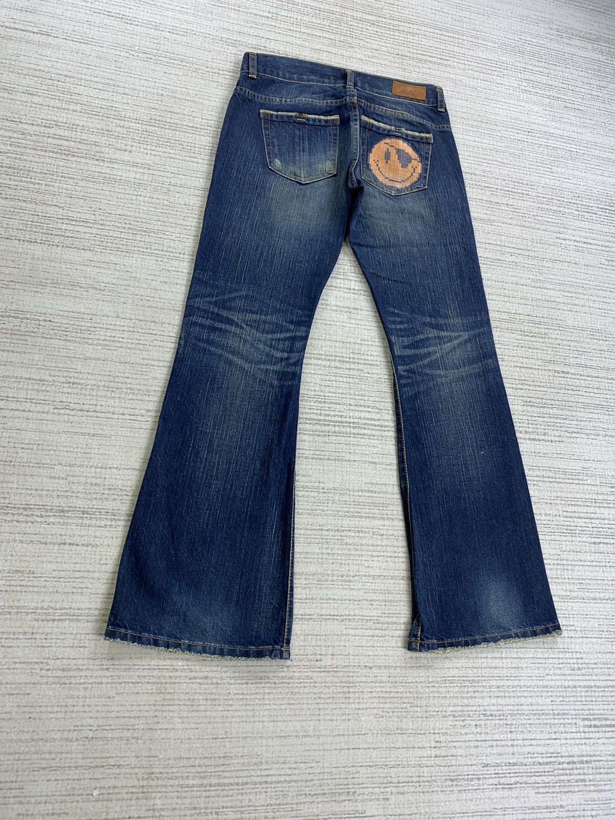 Beauty Beast × Hysteric Glamour × Vintage Vintage Flared Smile Japan Special Design Denim Pants Size US 28 / EU 44 - 8 Thumbnail