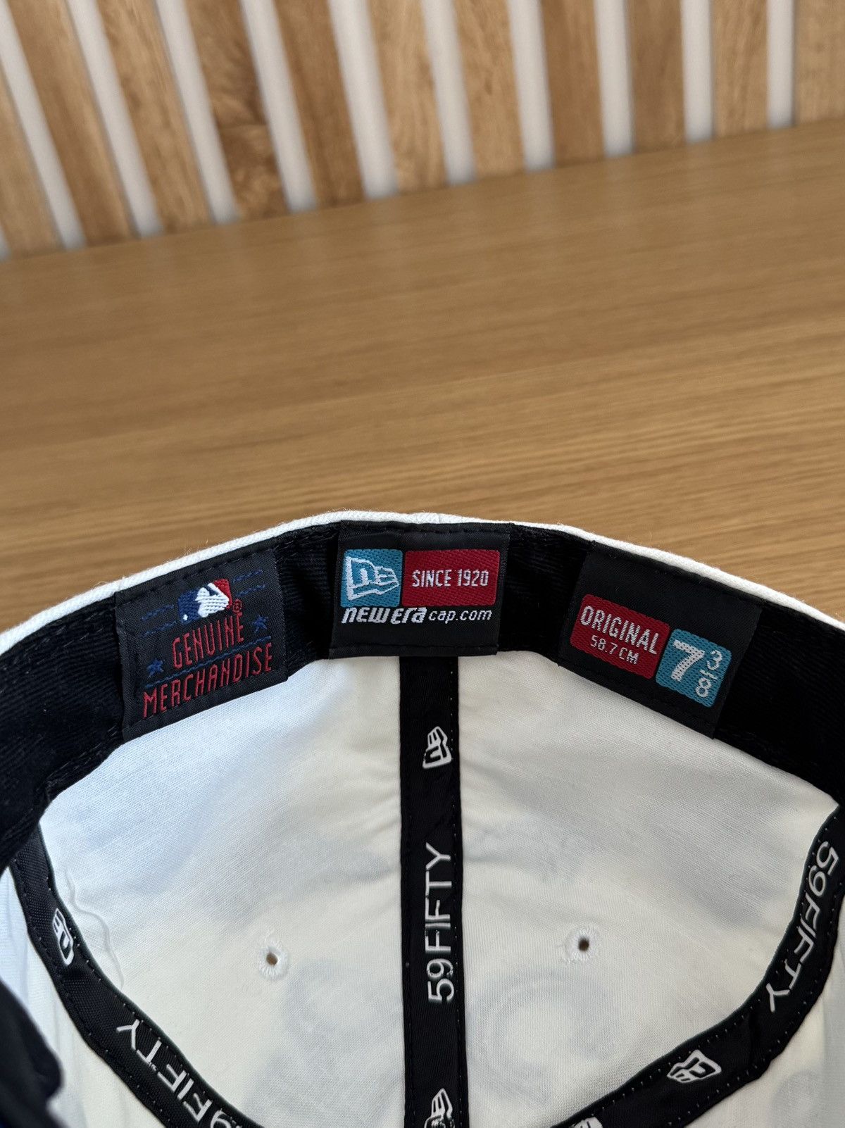 New Era Vintage New Era 59Fifty All Over MLB Logo Team Wool Cap Hat Size ONE SIZE - 7 Thumbnail