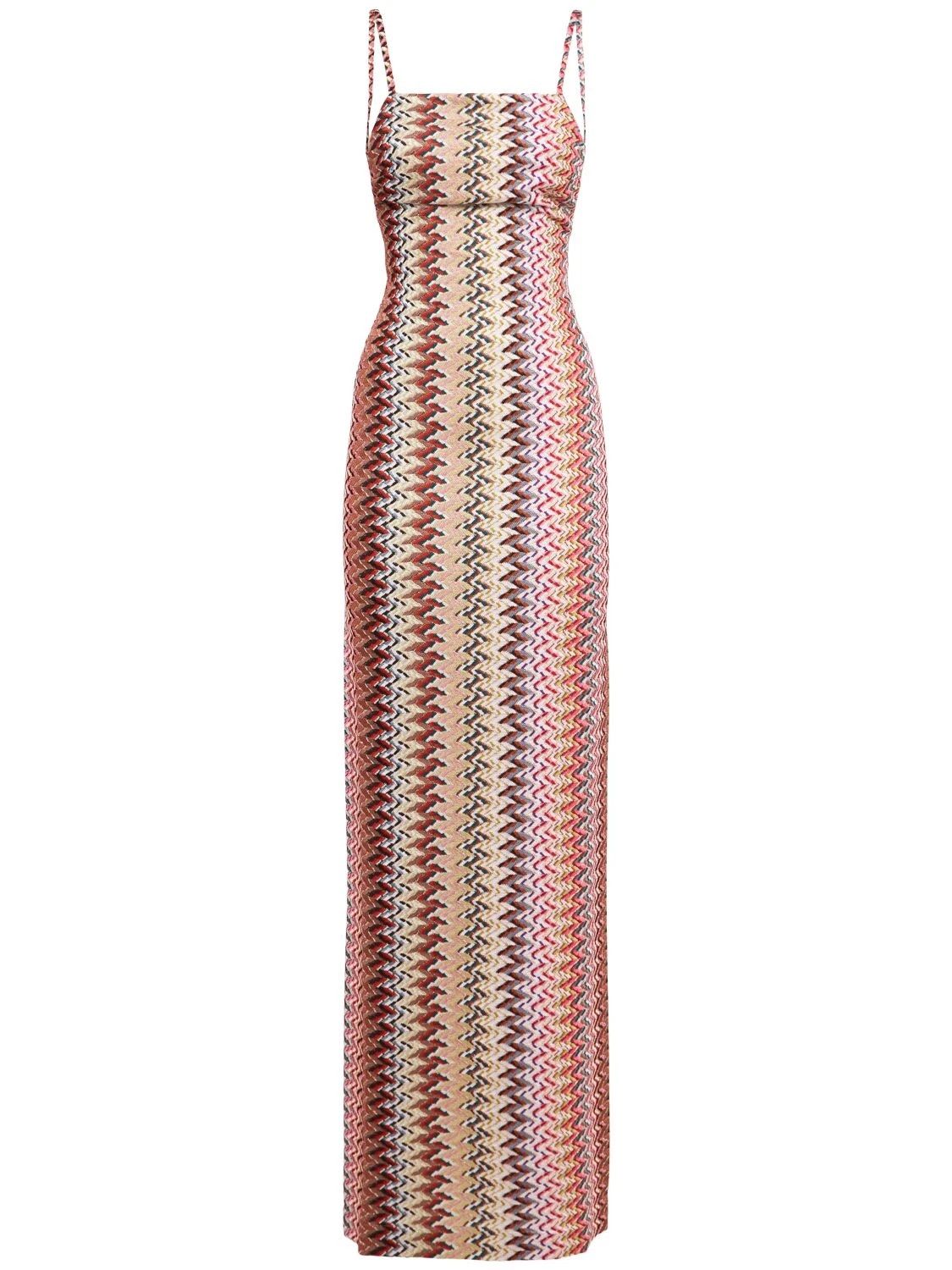 MISSONI Multicolor Long Dress New