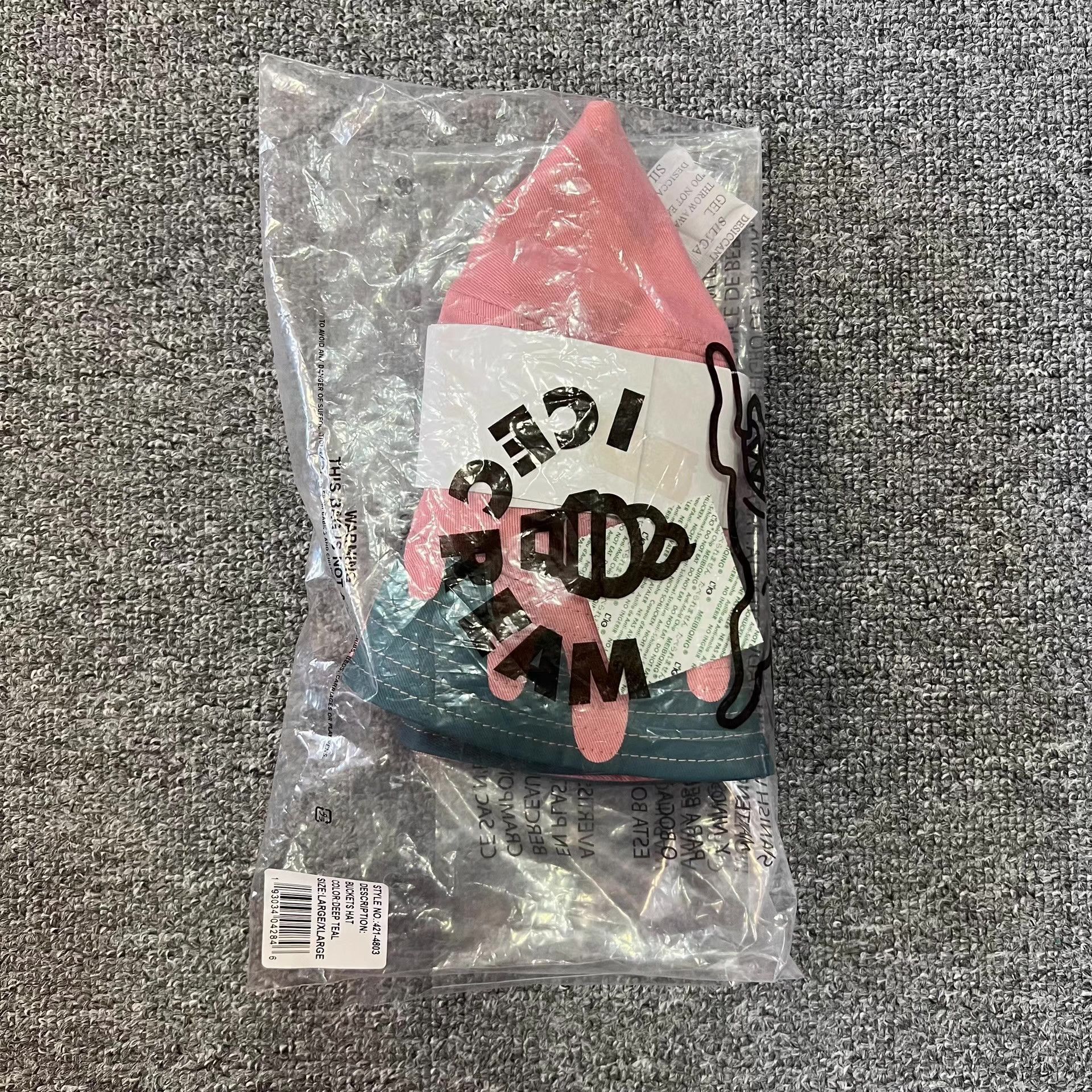 Billionaire Boys Club BBC ICECREAM Strawberry Melted Ice Cream Bucket Hat Q7 Size ONE SIZE - 5 Thumbnail