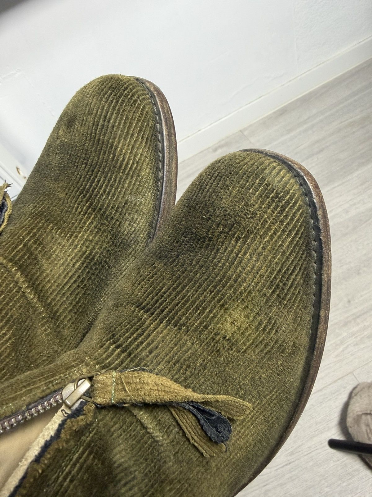 Cherevichkiotvichki Cherevichkiotvichki Corduroy Ankle Boots Size US 9 / EU 42 - 11 Thumbnail