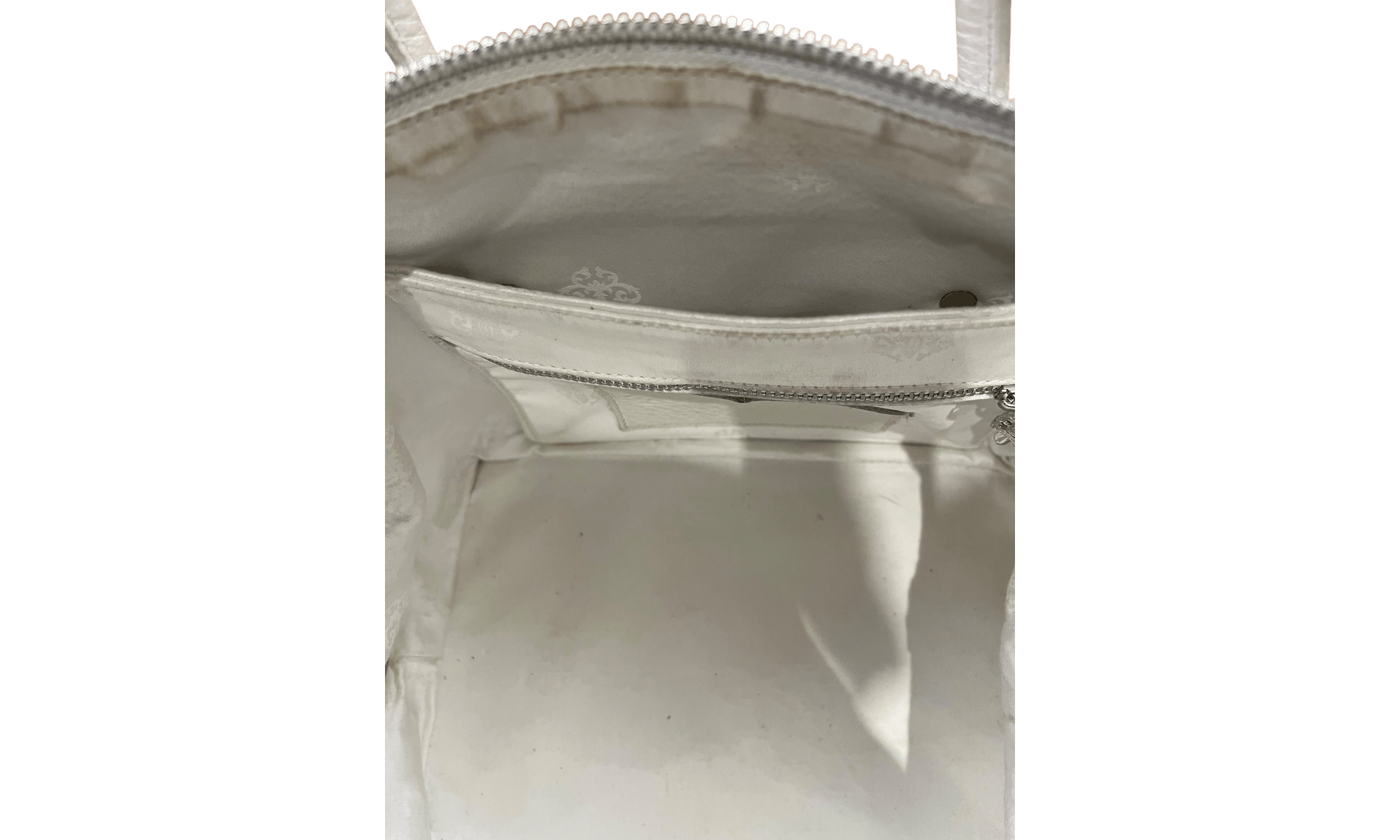 Chrome Hearts White Leather Monica Bag With Silver Cross Logo (Pre-Owned) Size ONE SIZE - 5 Thumbnail