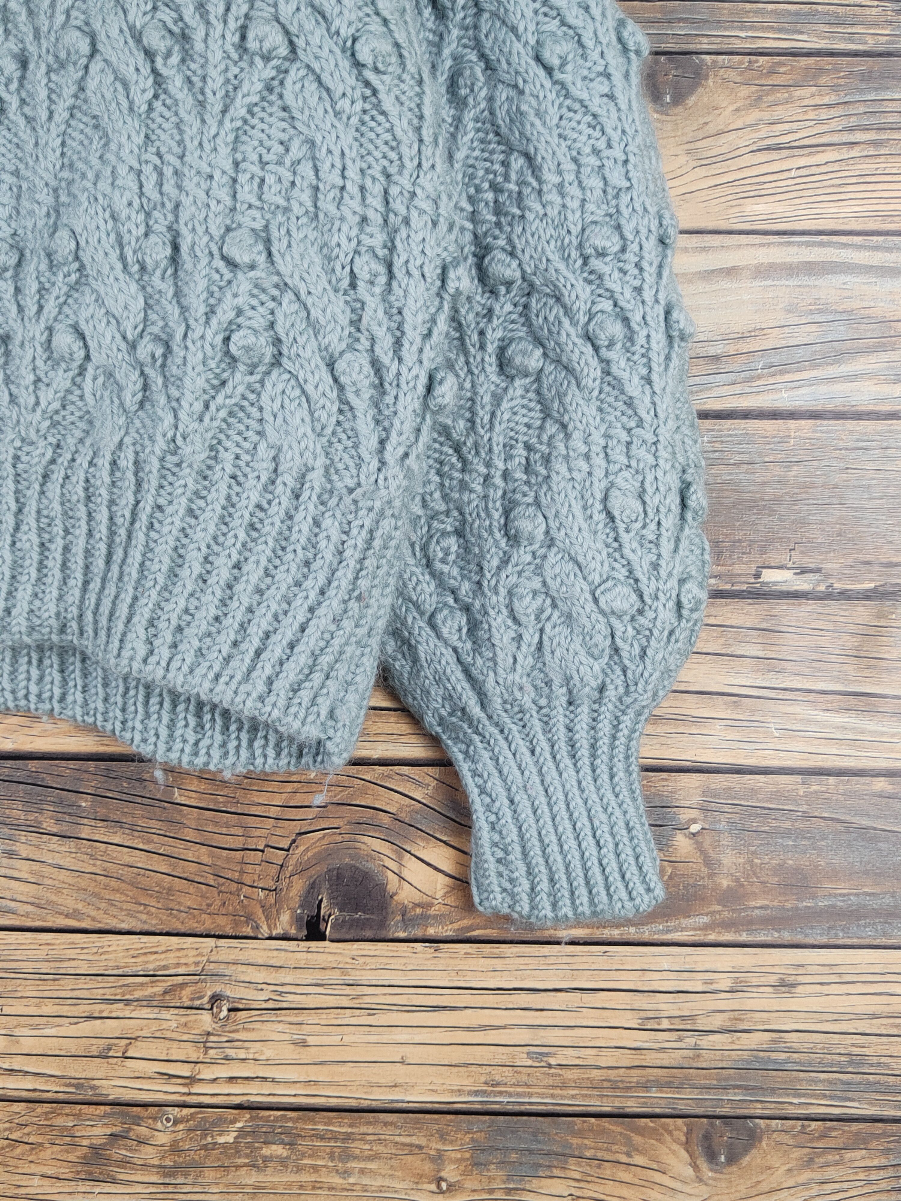 Homespun Knitwear × Japanese Brand × Vintage Japanese Brand Green Knitwear Sweatshirts #W1667 Size M / US 6-8 / IT 42-44 - 6 Thumbnail