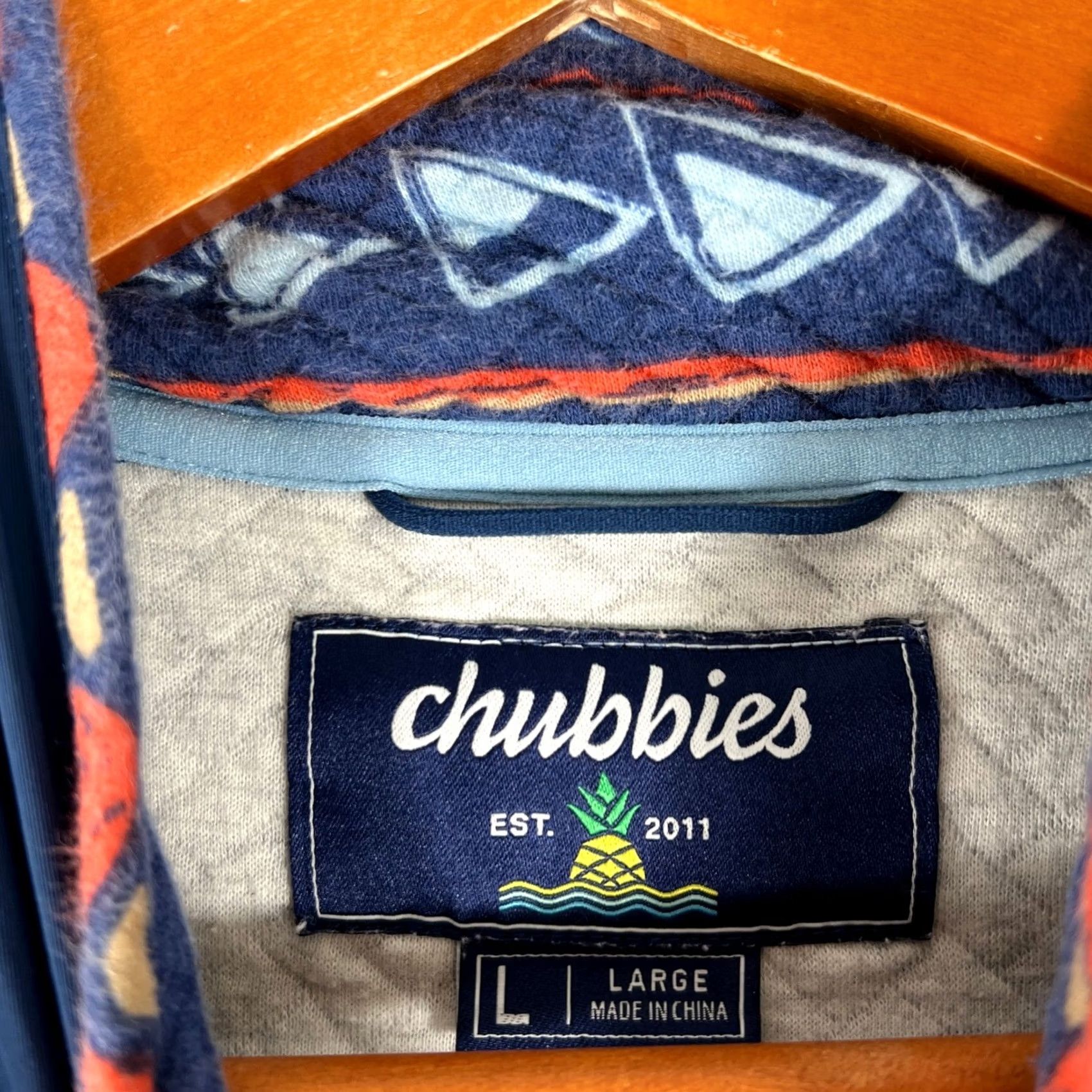 Chubbies Chubbies Jacket Fleece Pullover Womens Large Aztec 1/4 Zip Retro Cozy Colorful Size L / US 10 / IT 46 - 3 Thumbnail
