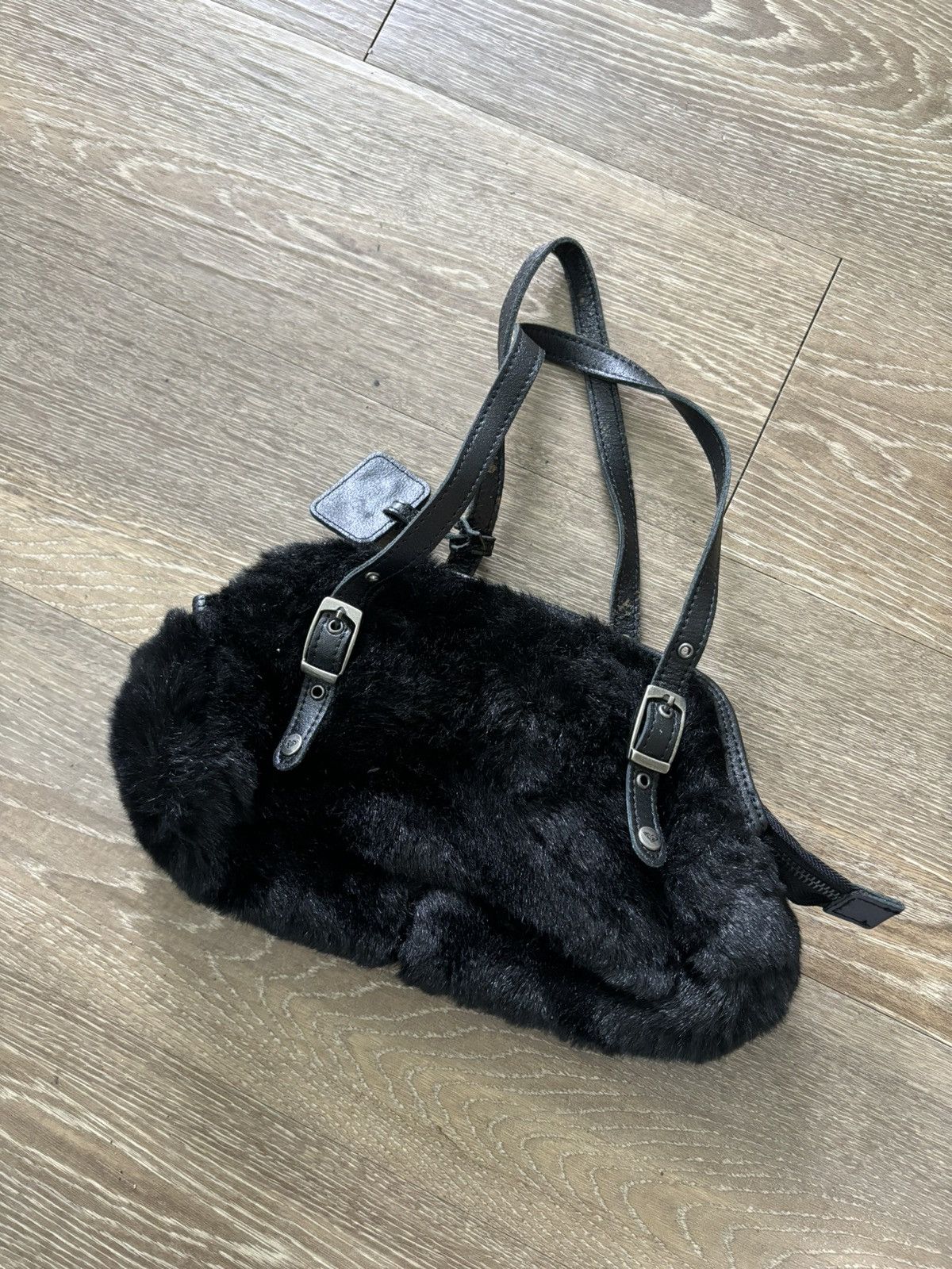 Designer × Vintage Crazy Y2K Roxy Fur Avant Garde Handbag Size ONE SIZE - 5 Thumbnail