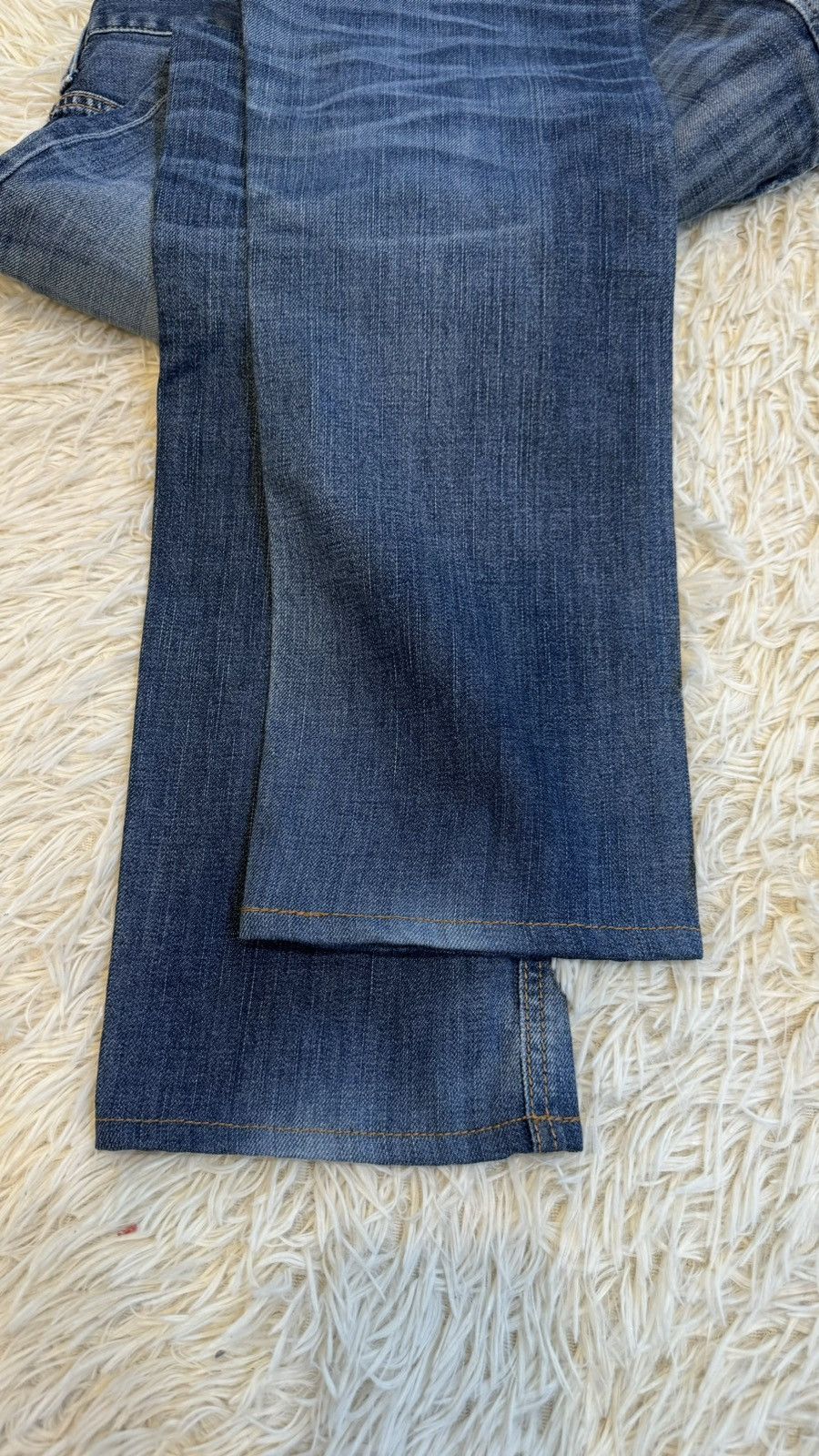 Edwin Offer‼️Edwin Buckle Back Selvedge Distressed Denim (24-195) Size US 31 - 18 Thumbnail