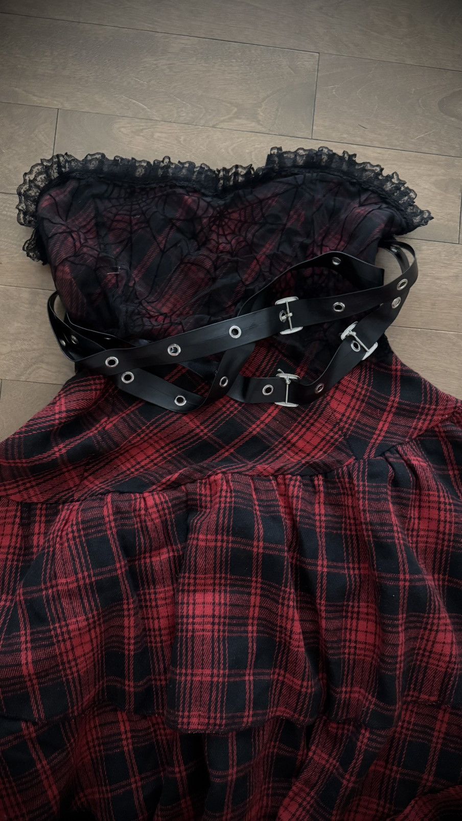 Tripp NYC Cute red and black gothic dress Size XS / US 0-2 / IT 36-38 - 2 Thumbnail