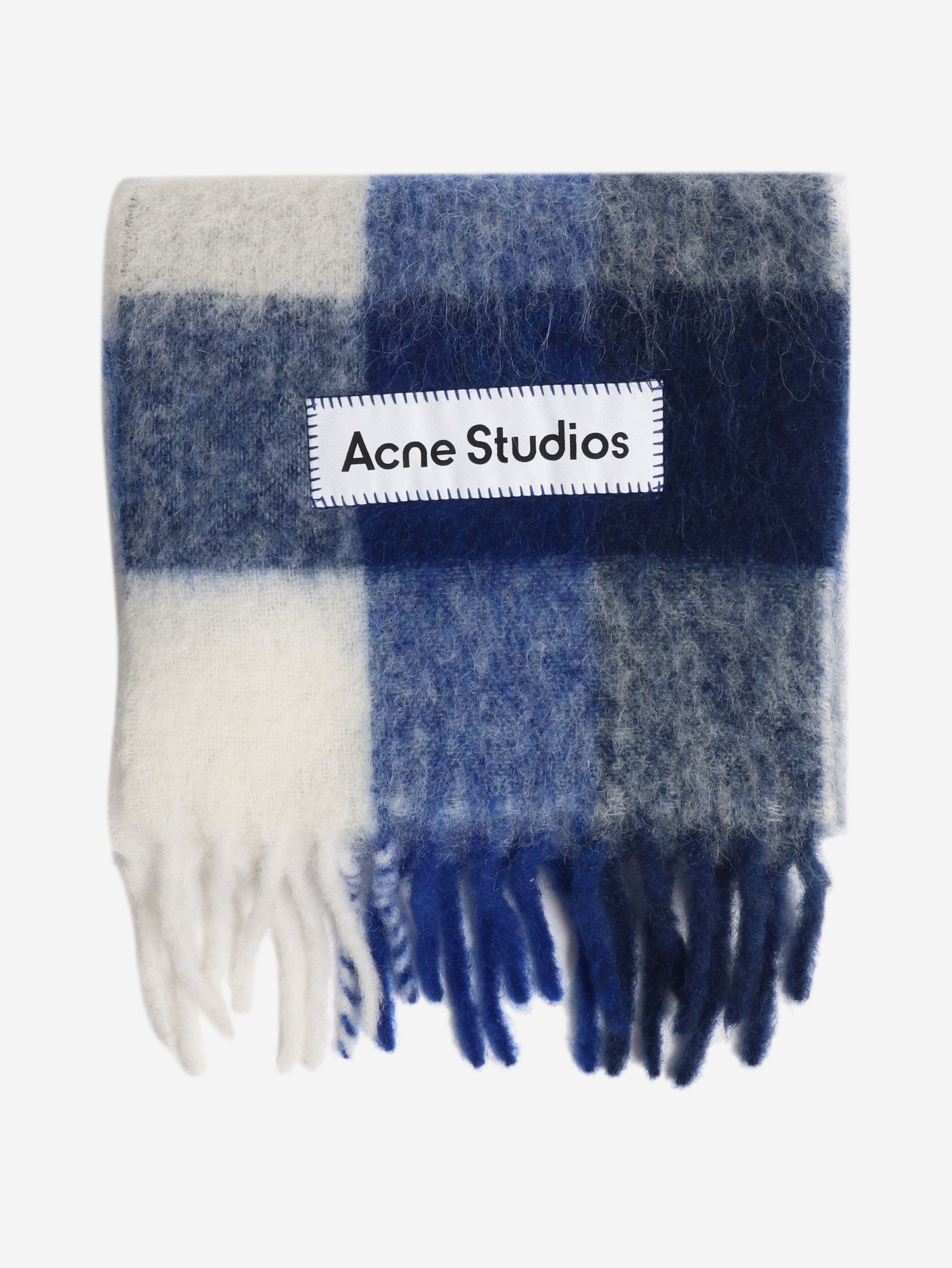 Other Blue Vally check scarf Size ONE SIZE - 1 Thumbnail