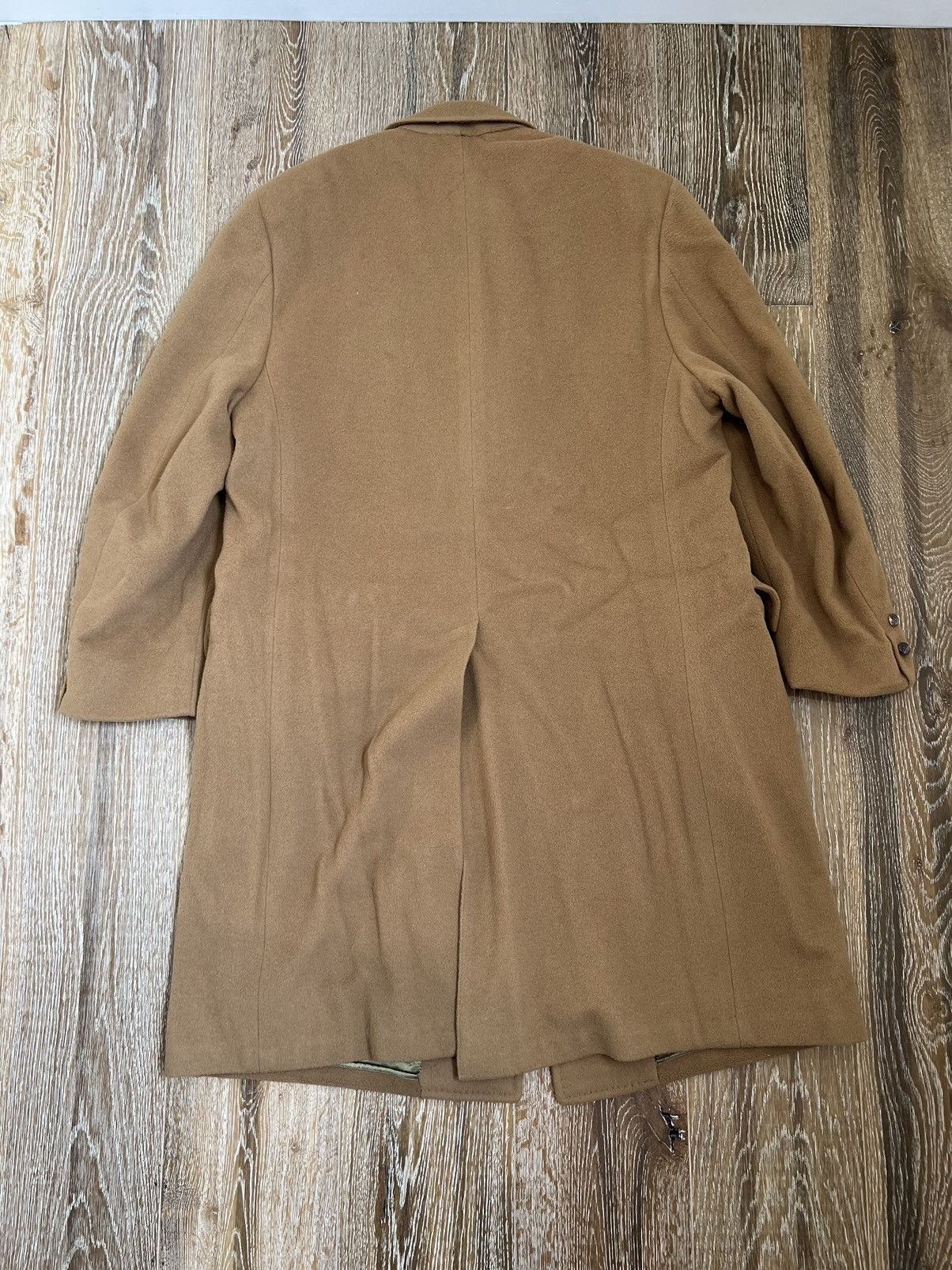 Vintage Vintage bench needled hand tailored heavy cashmere coat Size US L / EU 52-54 / 3 - 2 Thumbnail