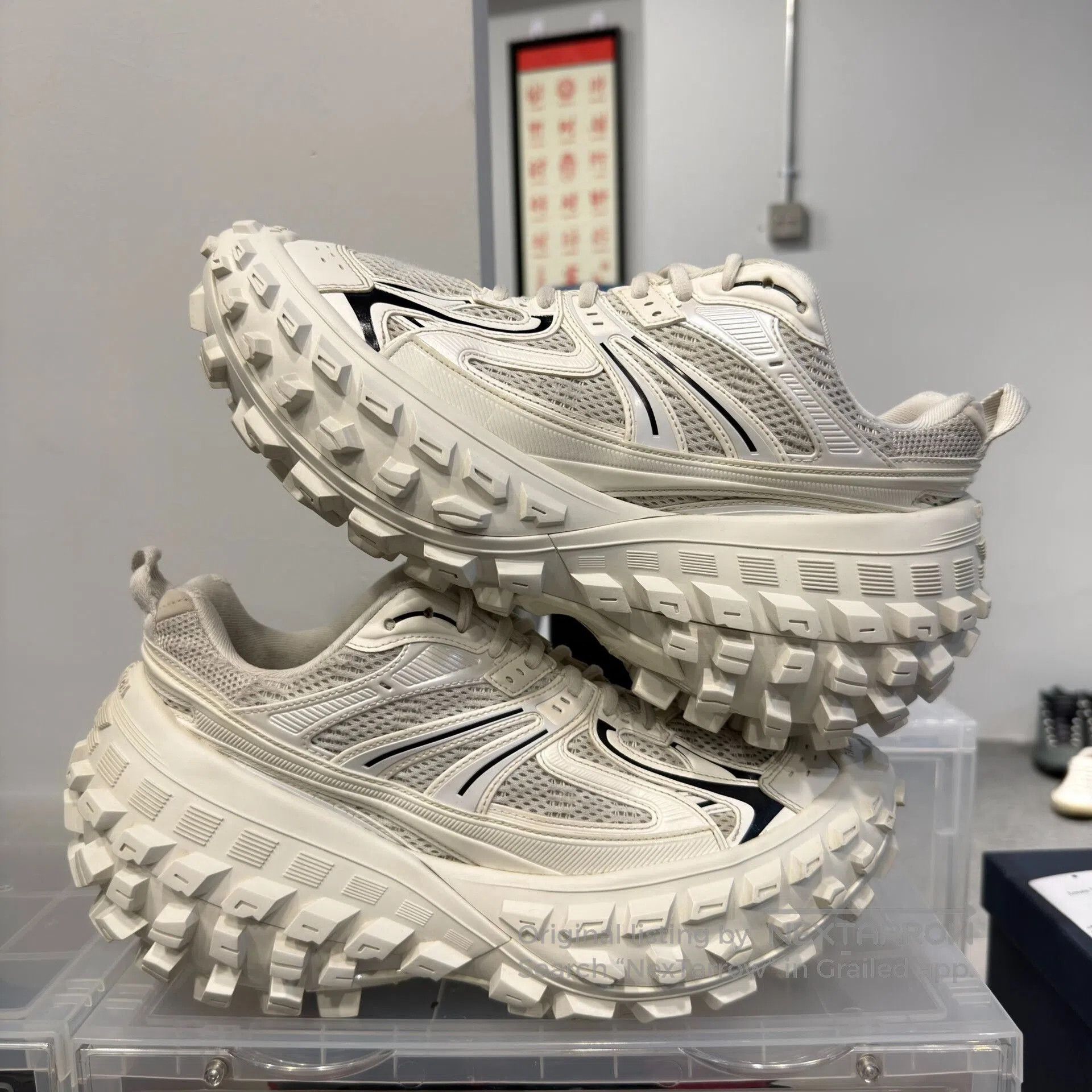 Balenciaga Balenciaga Tire Shoes Black White Size 43. Size US 10 / EU 43 - 6 Thumbnail