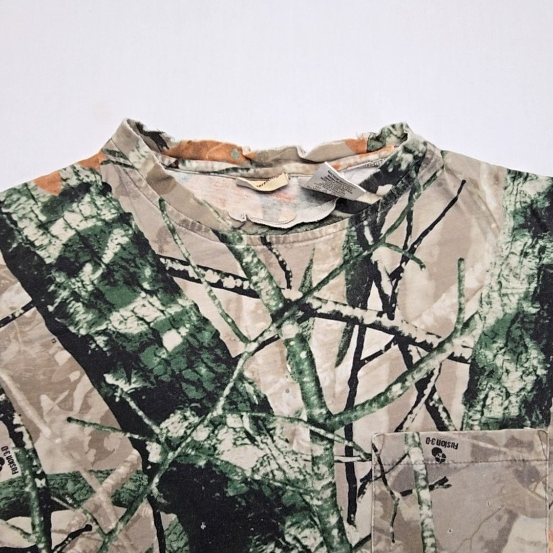 Other Distressed Camo Long Sleeve Shirt Camouflage Large Shirt Size US L / EU 52-54 / 3 - 5 Thumbnail