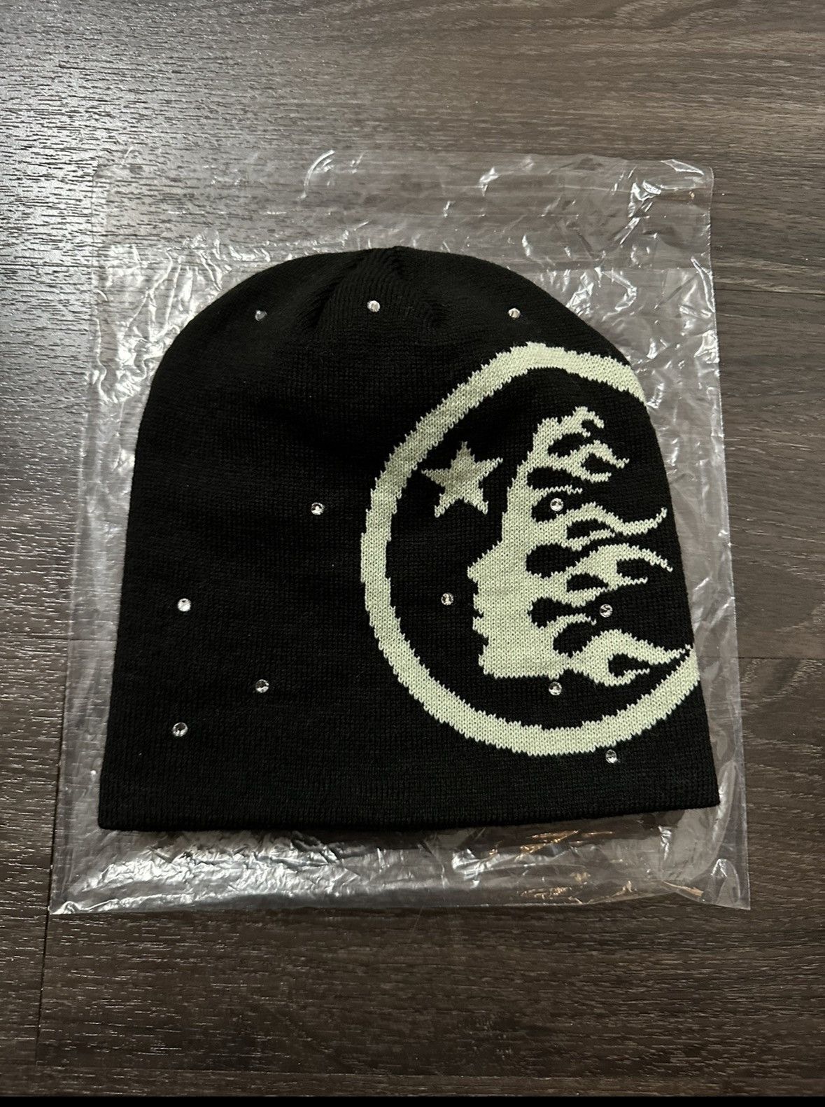 HELLSTAR Hellstar Starry Night Rhinestone Beanie Skullcap New | Grailed