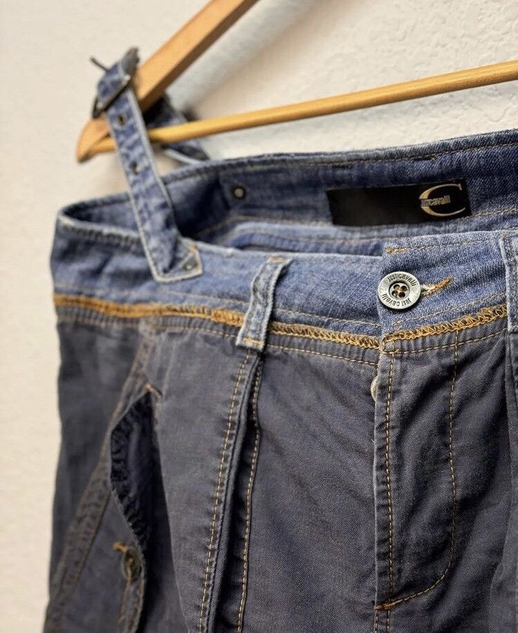 Just Cavalli Vintage Baggy Just Cavalli Distressed Punk Jeans Pocket Size US 31 - 6 Thumbnail