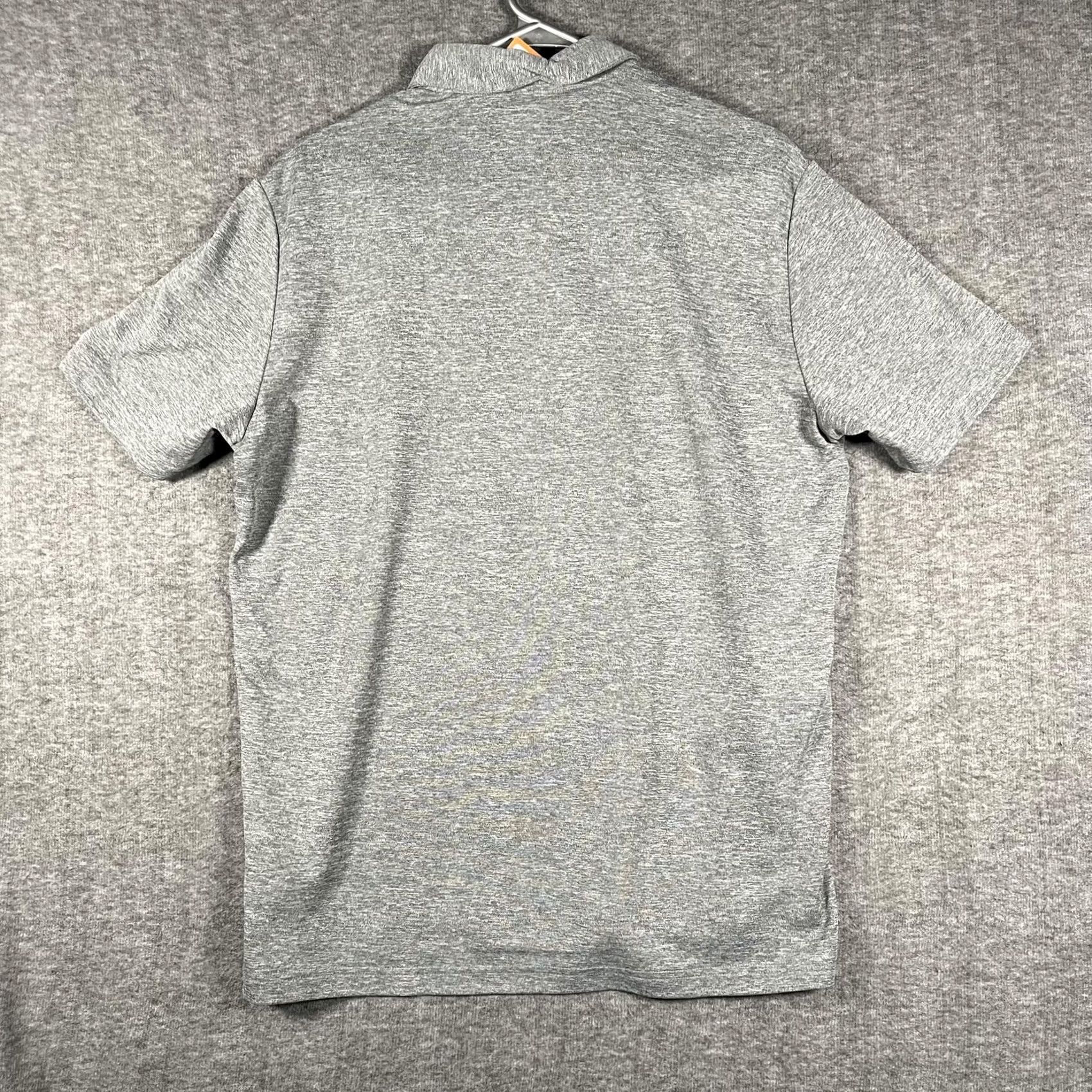 Adidas Adidas Polo Shirt Mens Large Gray Black Heather Performance Golf A582 HTR HS401 Size US L / EU 52-54 / 3 - 3 Thumbnail