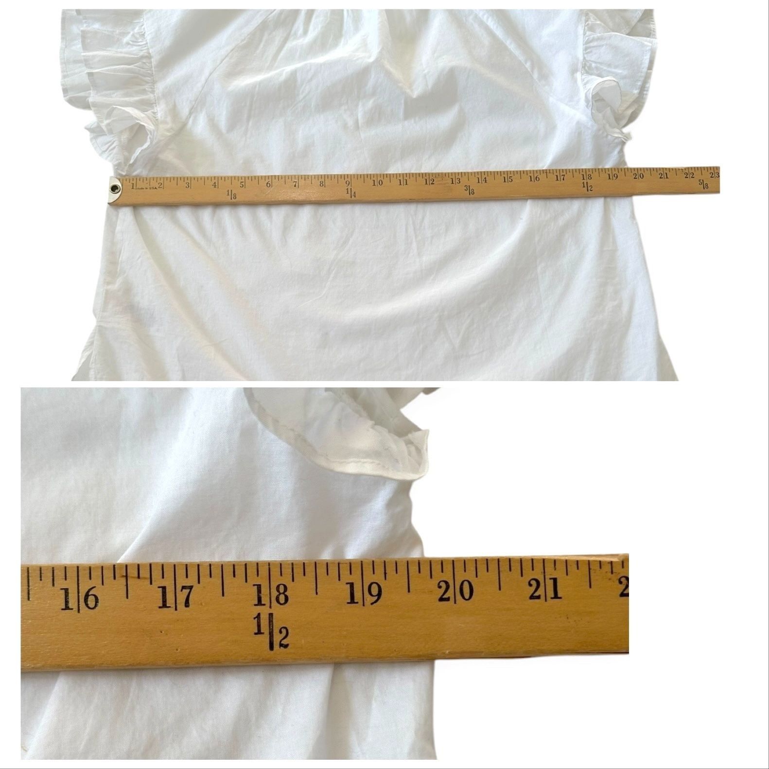 Veronica Beard Veronica Beard White Milly Shirt, Size M, New with tag Size M / US 6-8 / IT 42-44 - 11 Thumbnail