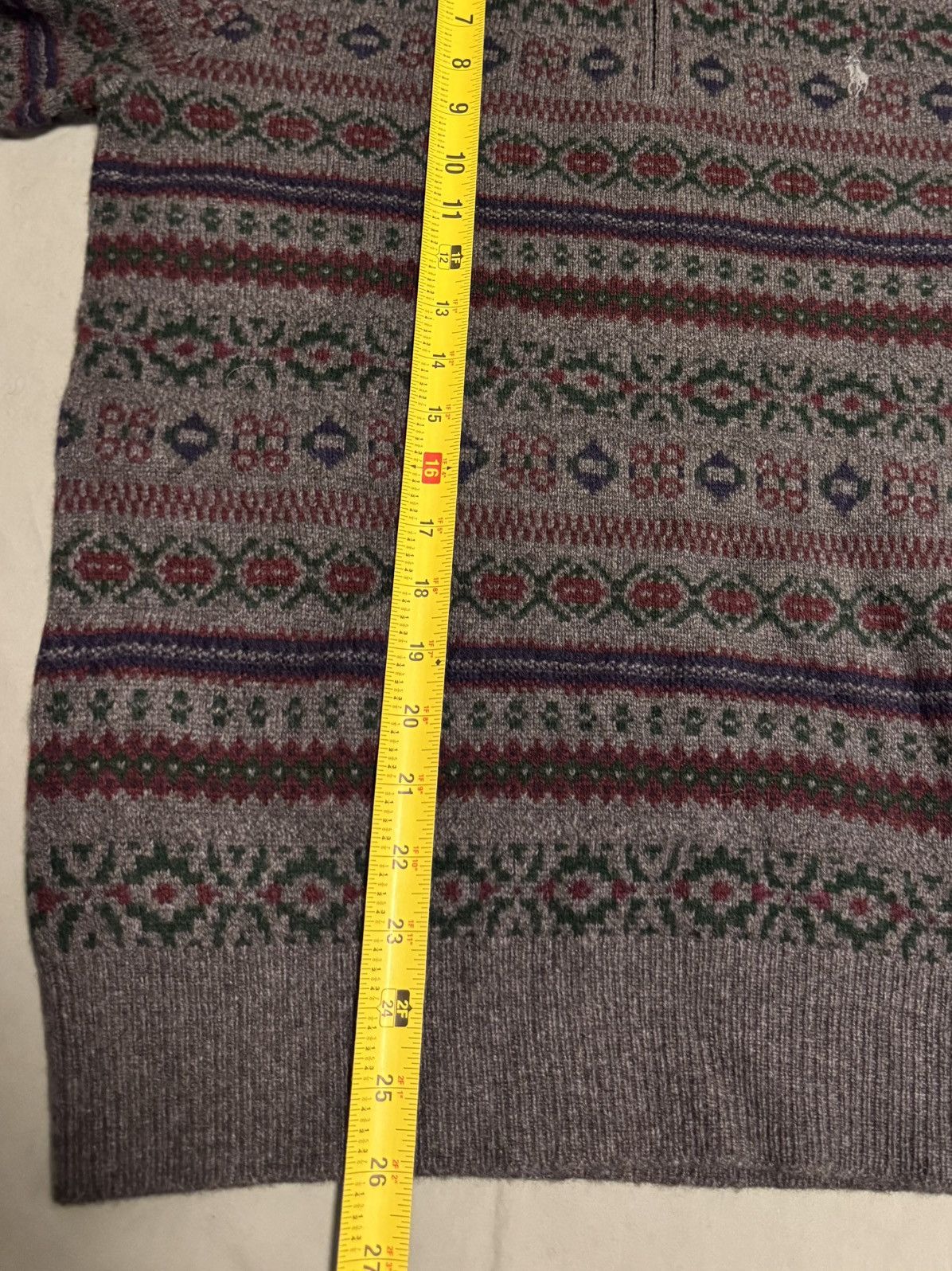 Polo Ralph Lauren Polo Ralph Lauren Size Medium Wool Cashmere Fair Isle sweate Size US M / EU 48-50 / 2 - 2 Thumbnail