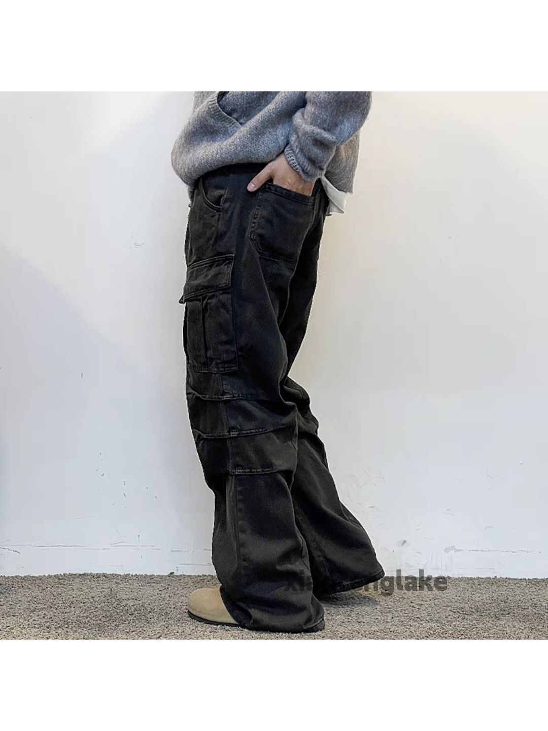 Designer Unisex outdoor utility punk hiphop yuppie grunge pants Size US 28 / EU 44 - 4 Thumbnail