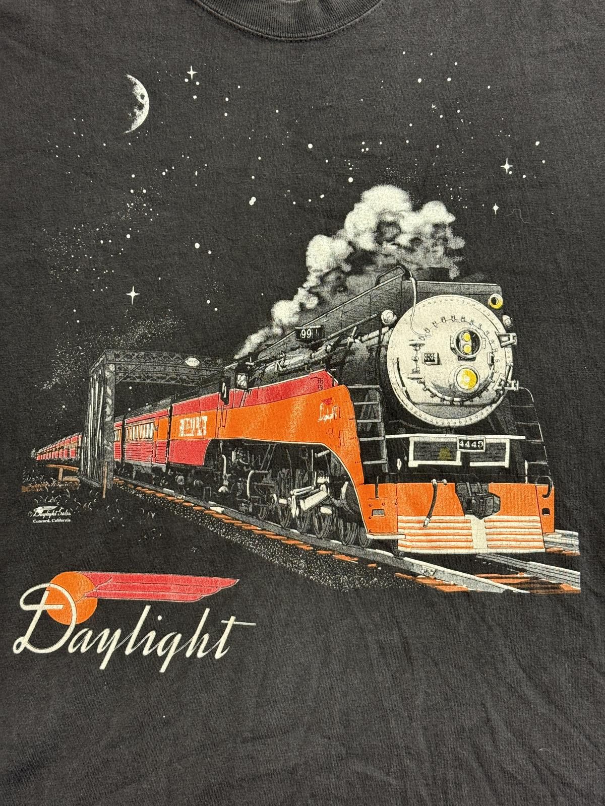 Hanes VTG Daylight Train T-shirt Glow Dark Southern Pacific 4449 Size US XXL / EU 58 / 5 - 3 Thumbnail