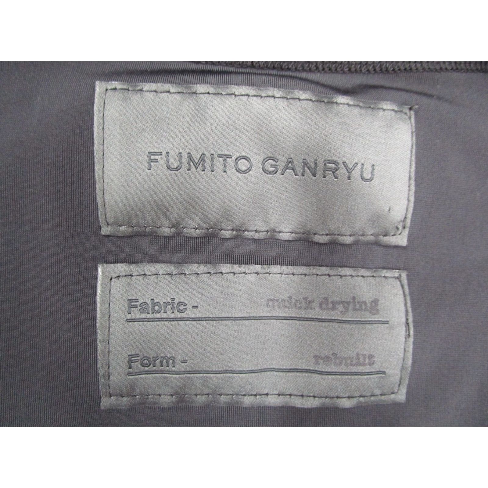 Vintage Fumito Ganryu Jacket Mens Large Black Softshell Full Zip Made Japan FU1-BI-11 Size US L / EU 52-54 / 3 - 2 Thumbnail