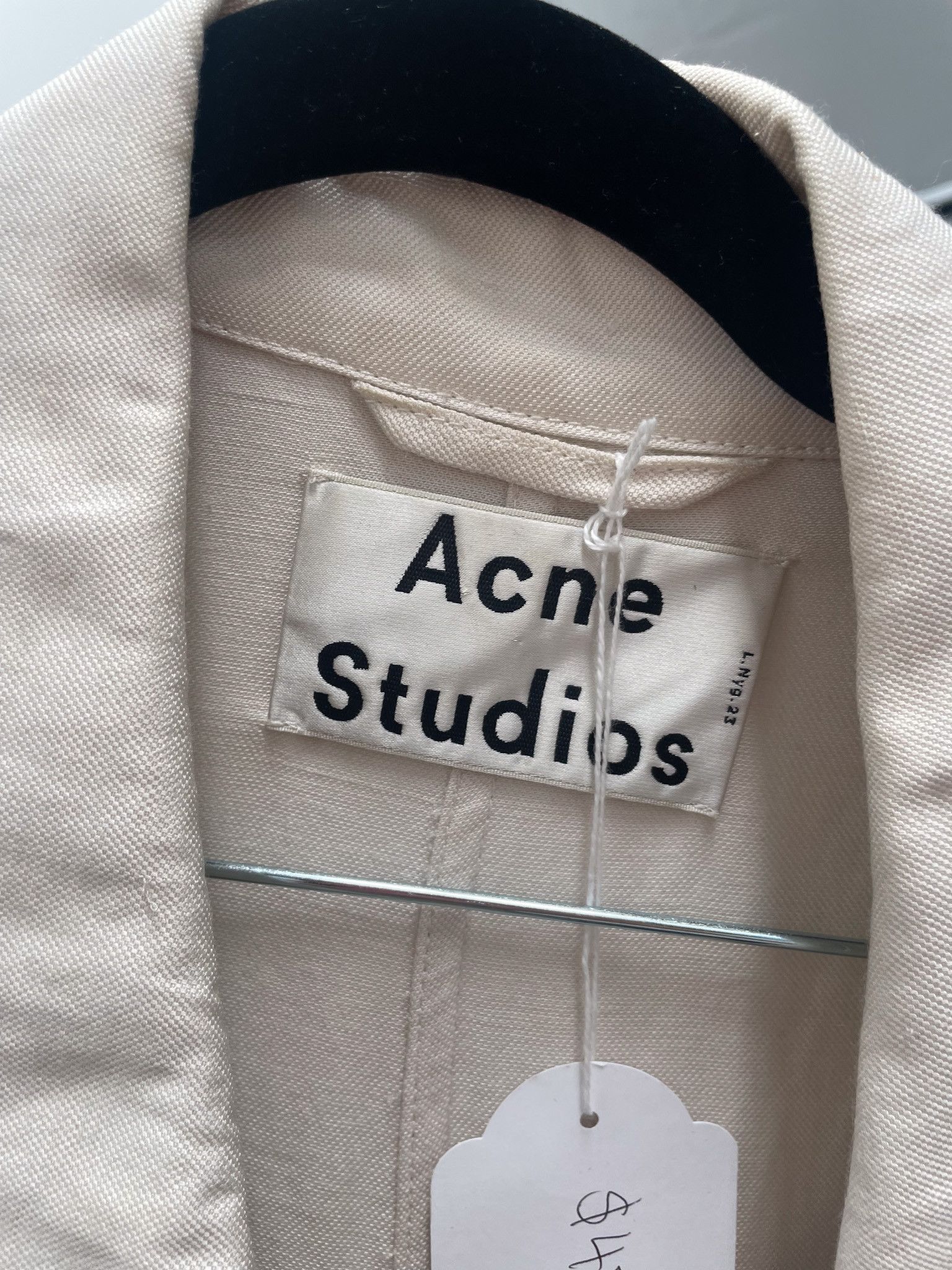 Acne Studios White trench Size XL / US 12-14 / IT 48-50 - 5 Thumbnail