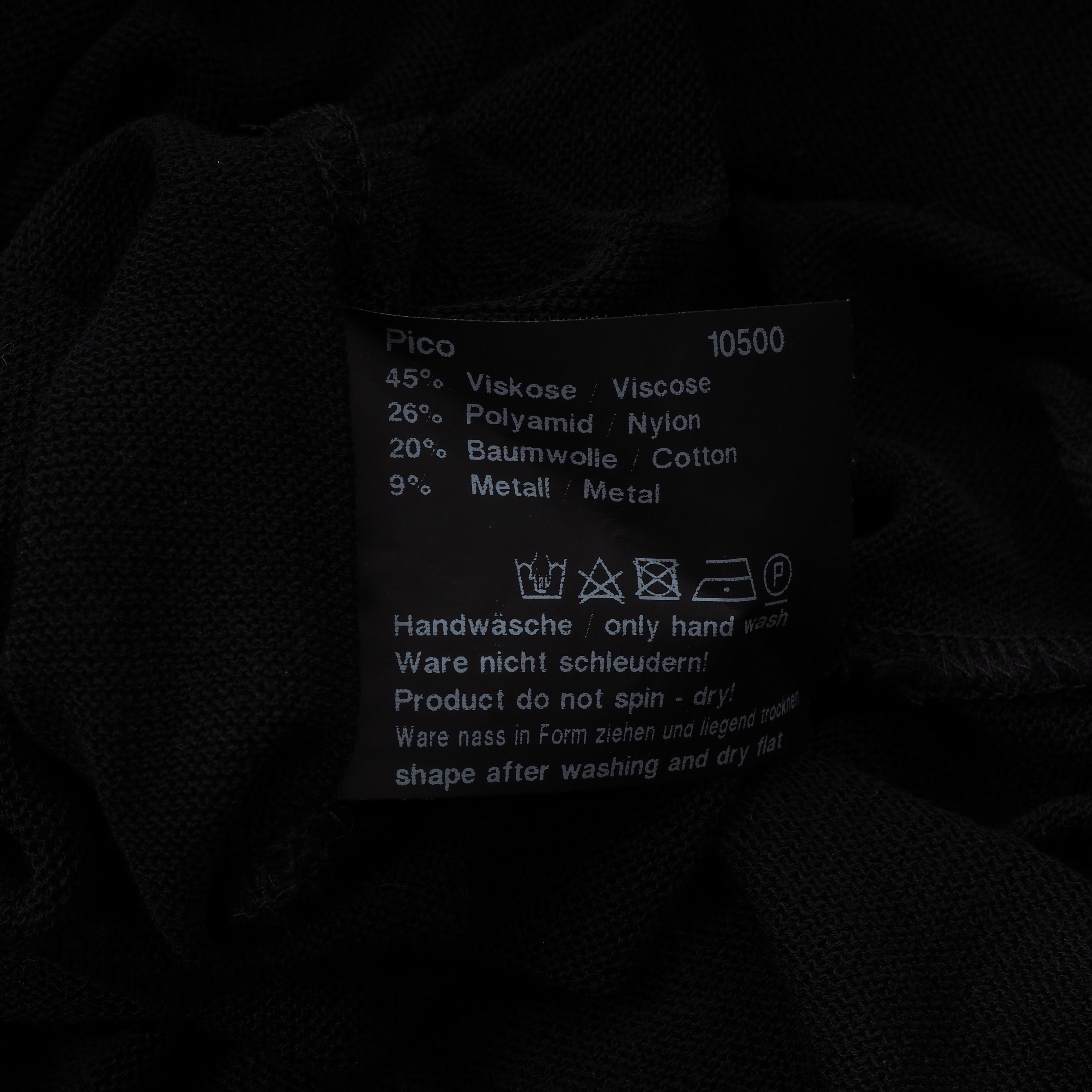 Annette Gortz Annette Gortz Women's Black Sleeveless Knee Mini Dress Size M / US 6-8 / IT 42-44 - 6 Thumbnail