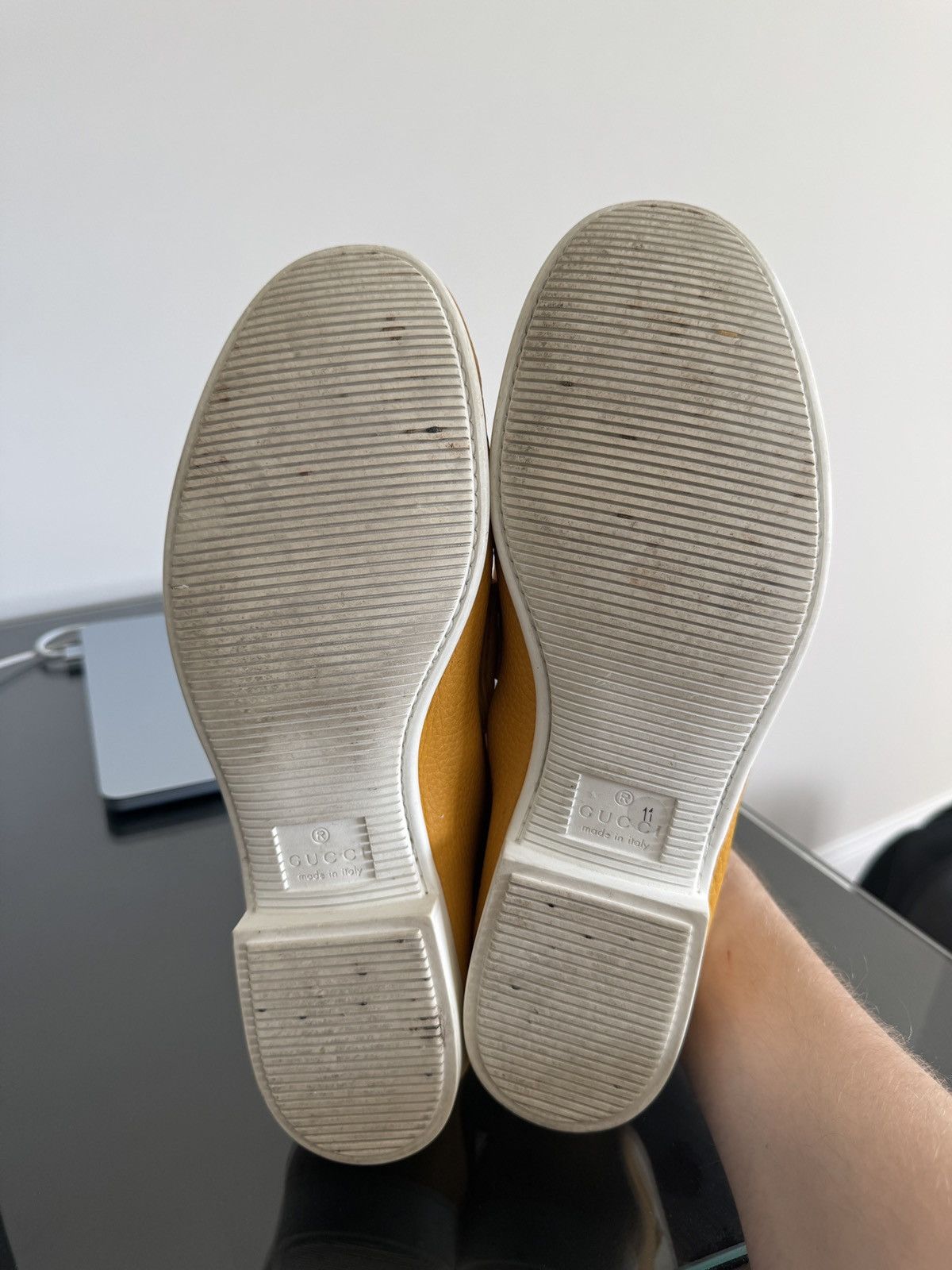 Gucci YELLOW BANANA GUCCI HORSEBITS RARE Size US 11 / EU 44 - 7 Thumbnail