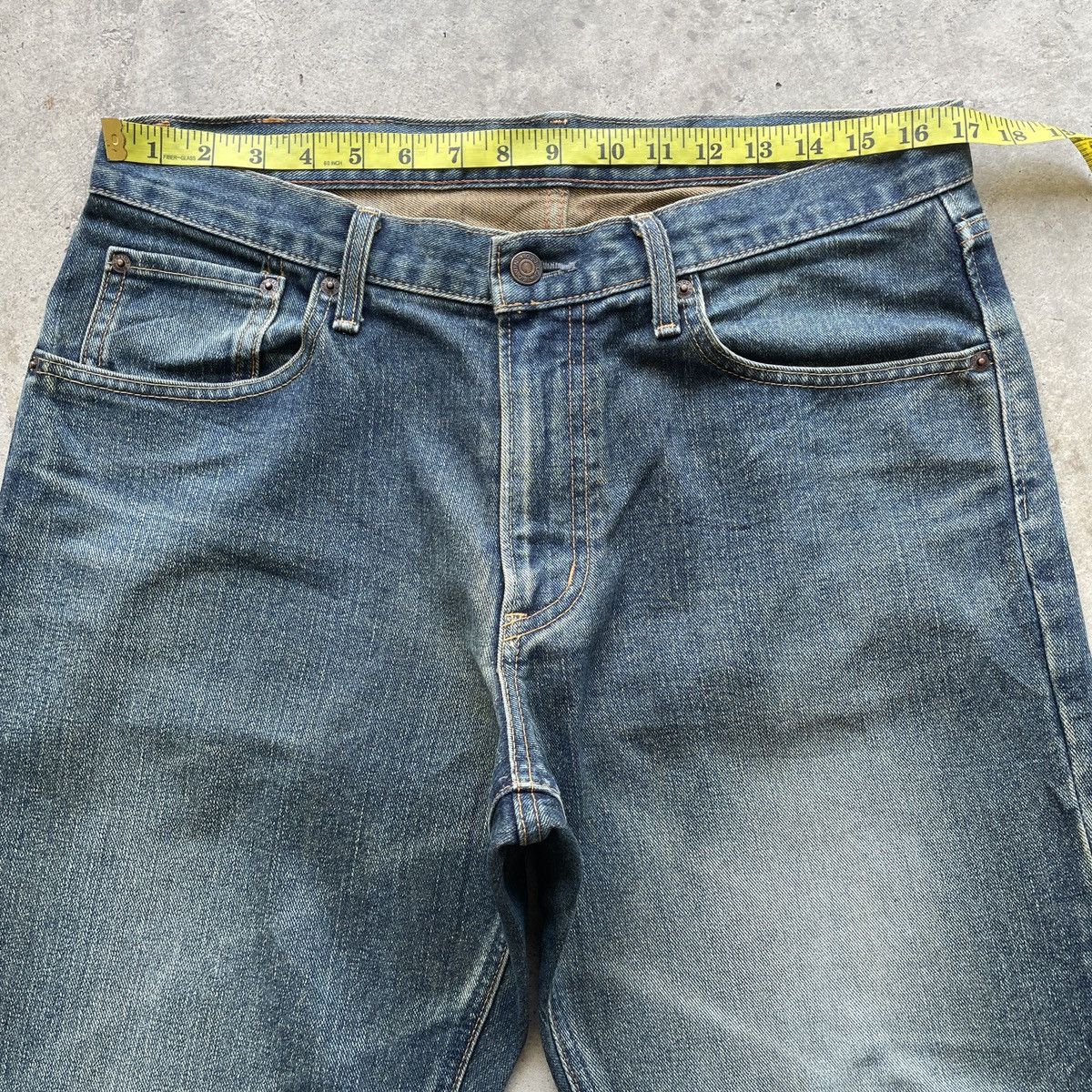 Edwin W34💥 Vintage Edwin Made In Japan Faded Jeans Denim Pants Size US 34 / EU 50 - 6 Thumbnail