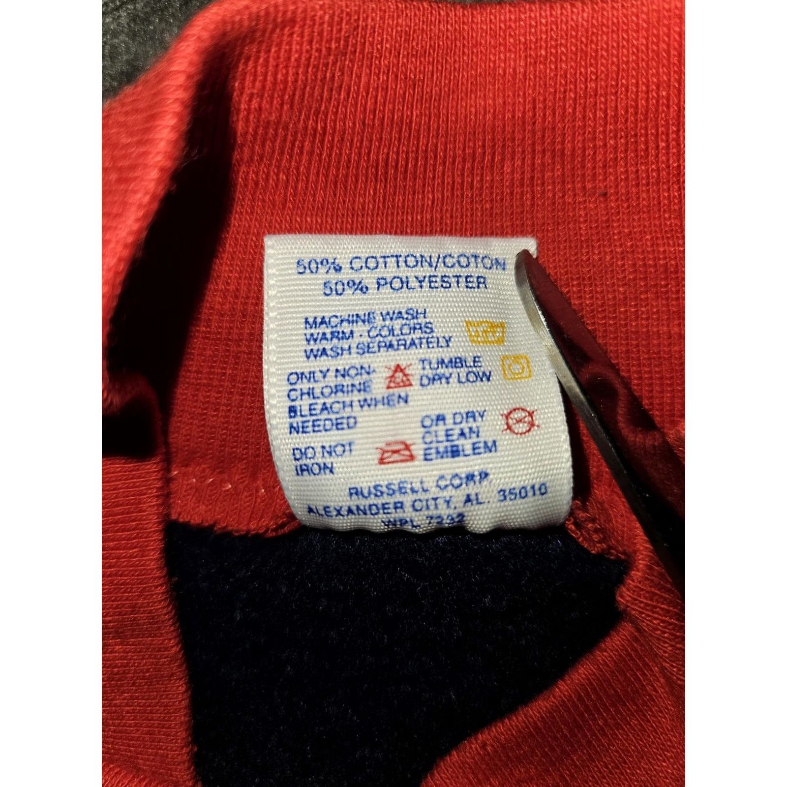 Jerzees VINTAGE Jerzees Sweatshirt Women's XL Blue Ugly Christmas Patchwork Made USA 90s Size XL / US 12-14 / IT 48-50 - 8 Thumbnail