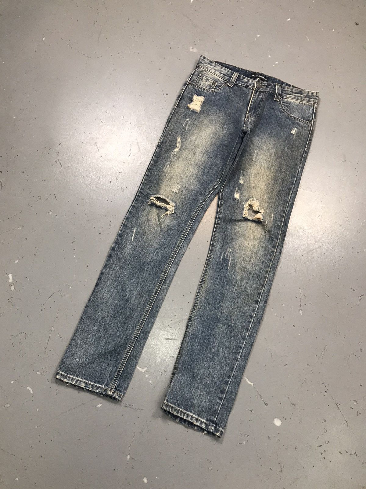 Dolce & Gabbana Vintage faded dolce & gabbana distressed denim Size US 34 / EU 50 - 3 Thumbnail