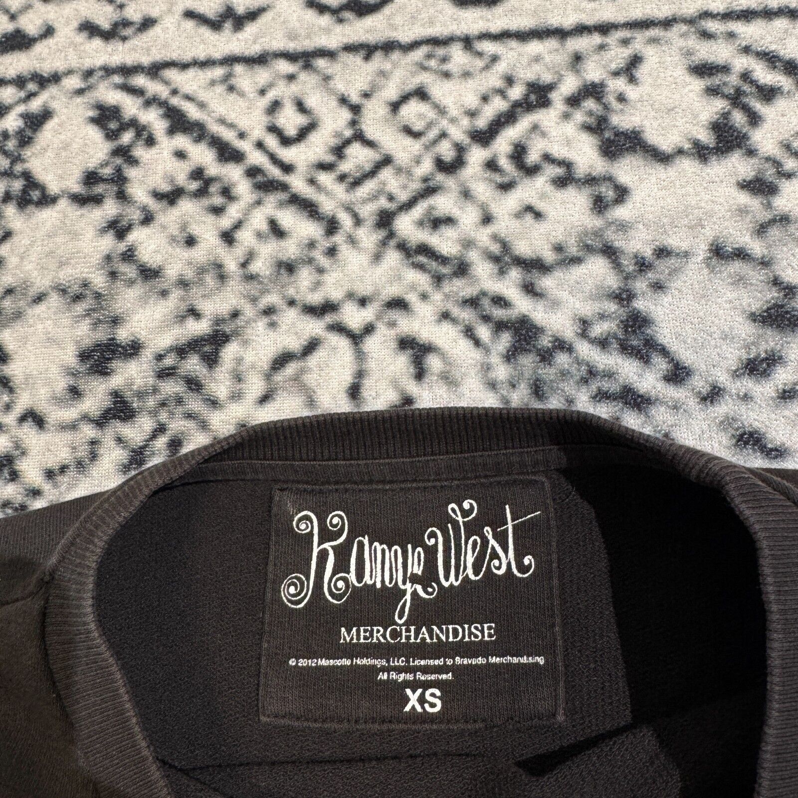 Kanye West × Vintage Kanye West Black Cotton Crewneck Sweatshirt Size XS Yeezy Size US XS / EU 42 / 0 - 8 Thumbnail