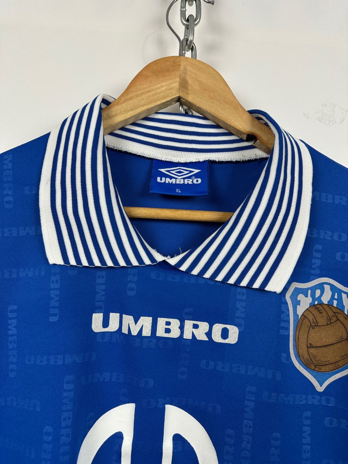 Umbro 1995/96 Vintage Fram Reykjavik Rare Home Soccer Jersey Size US XL / EU 56 / 4 - 8 Thumbnail