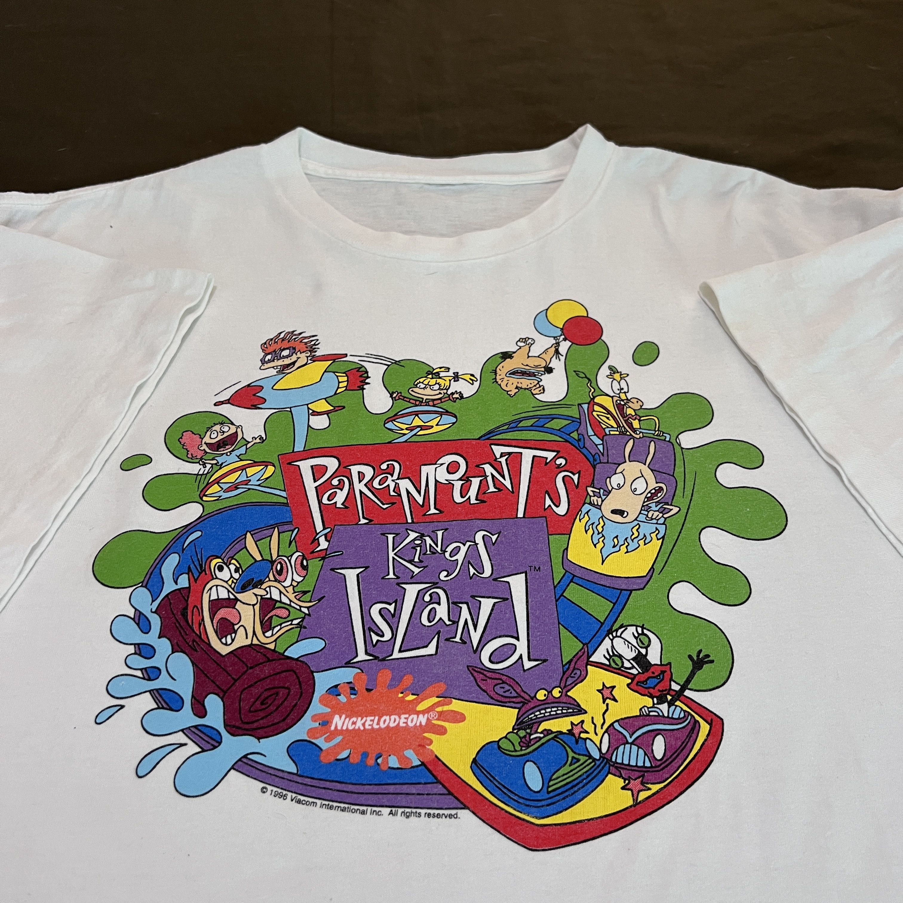 Cartoon Network × Nickelodeon × Vintage Vintage 90s 1996 Nickelodeon Promo Tee XL Size US XL / EU 56 / 4 - 1 Thumbnail